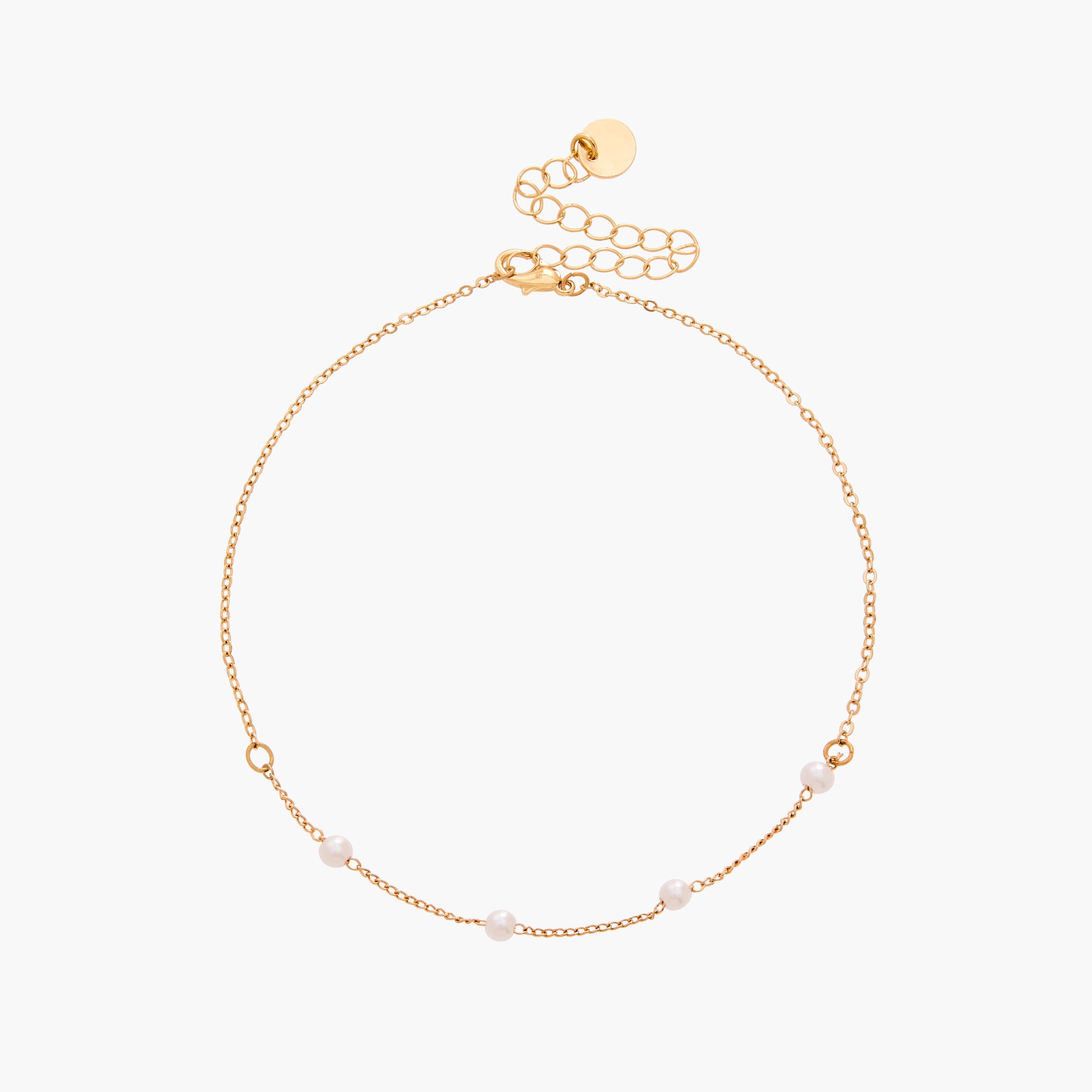 طقم خلاخيل متنوعة بلون ذهبي من 3 قطع-women-watchesandjewellery-jewellery-anklets-image-7