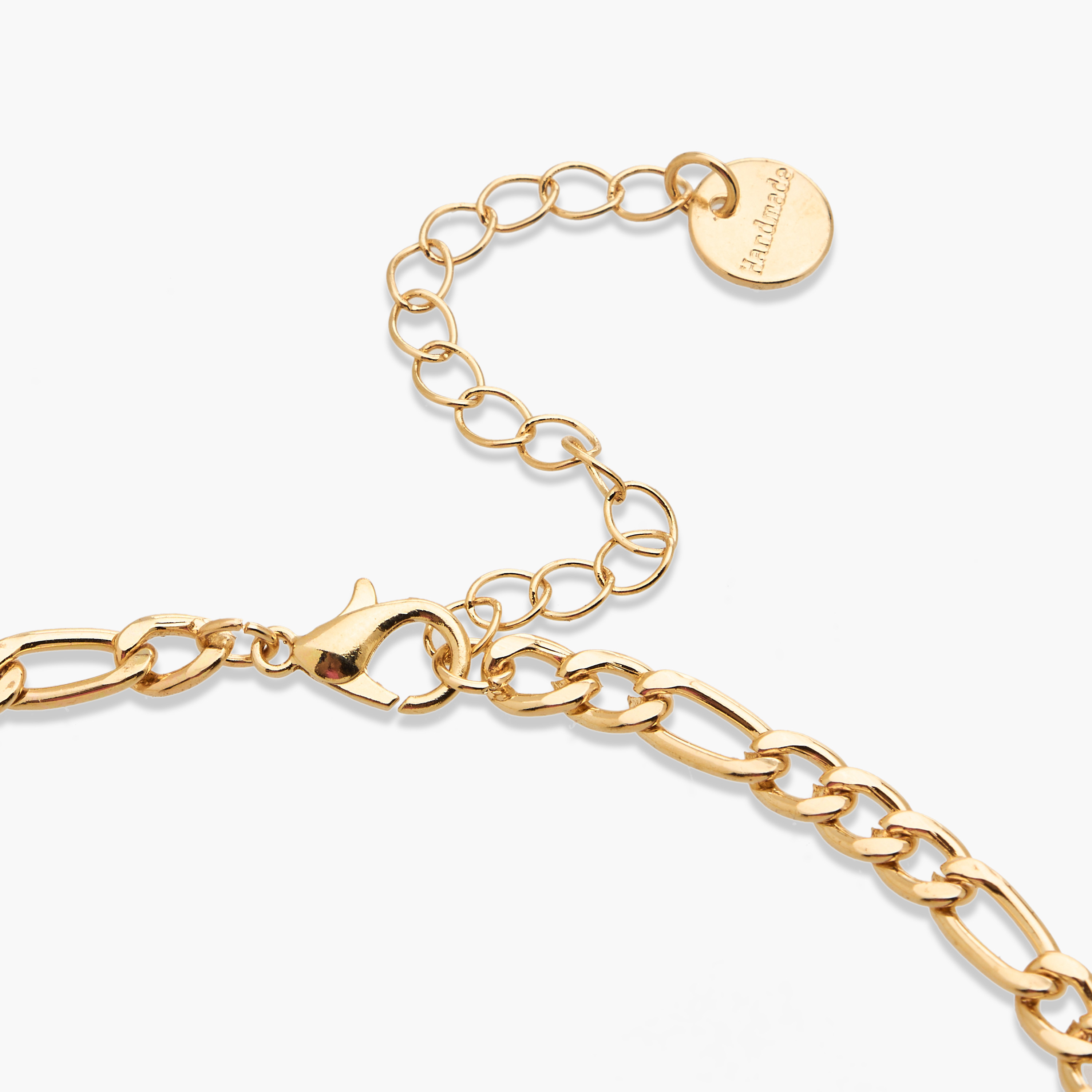 طقم خلخال بتصميم سلسلة باللون الذهبي - 5 قطع-women-watchesandjewellery-jewellery-anklets-image-13