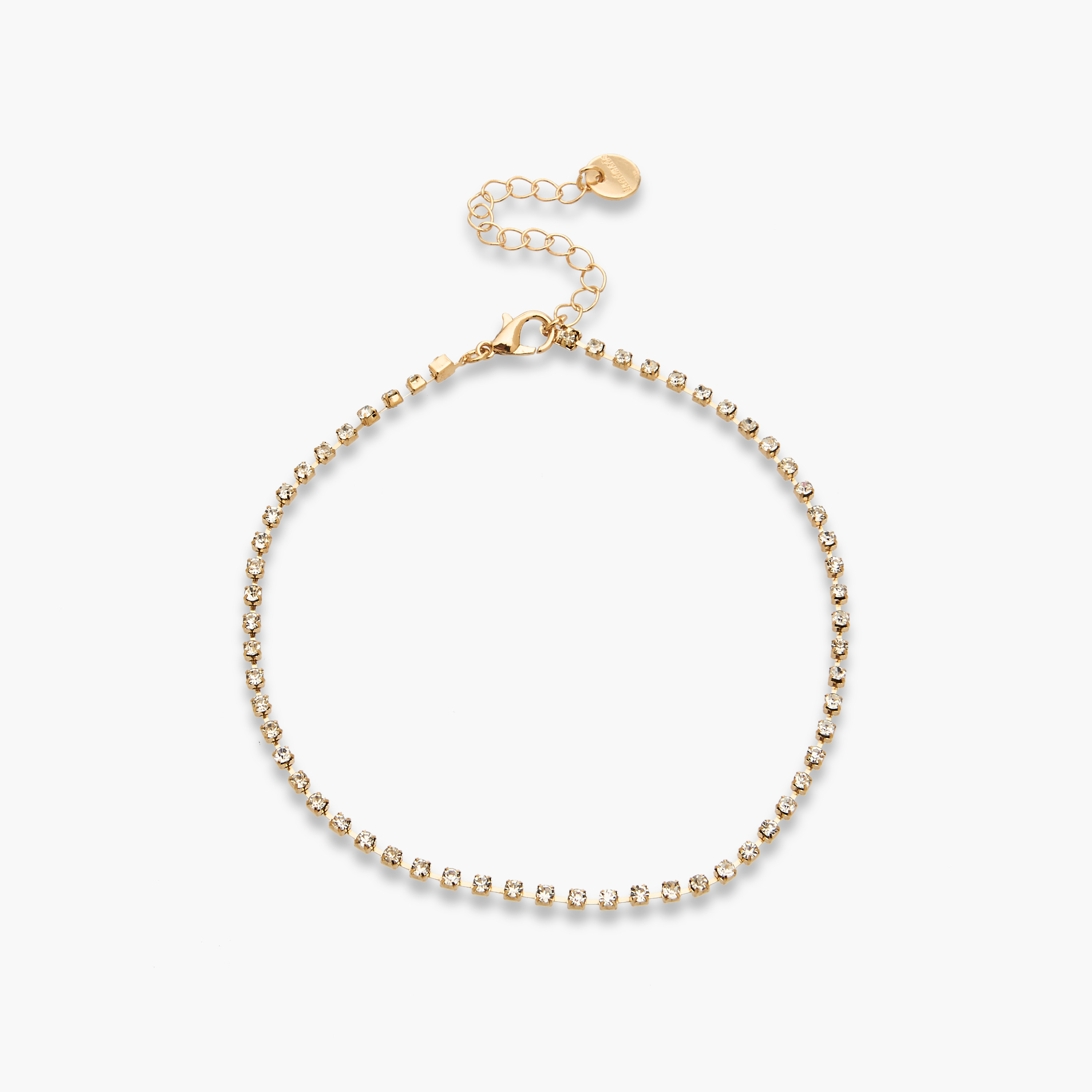 طقم خلخال بتصميم سلسلة باللون الذهبي - 5 قطع-women-watchesandjewellery-jewellery-anklets-image-8
