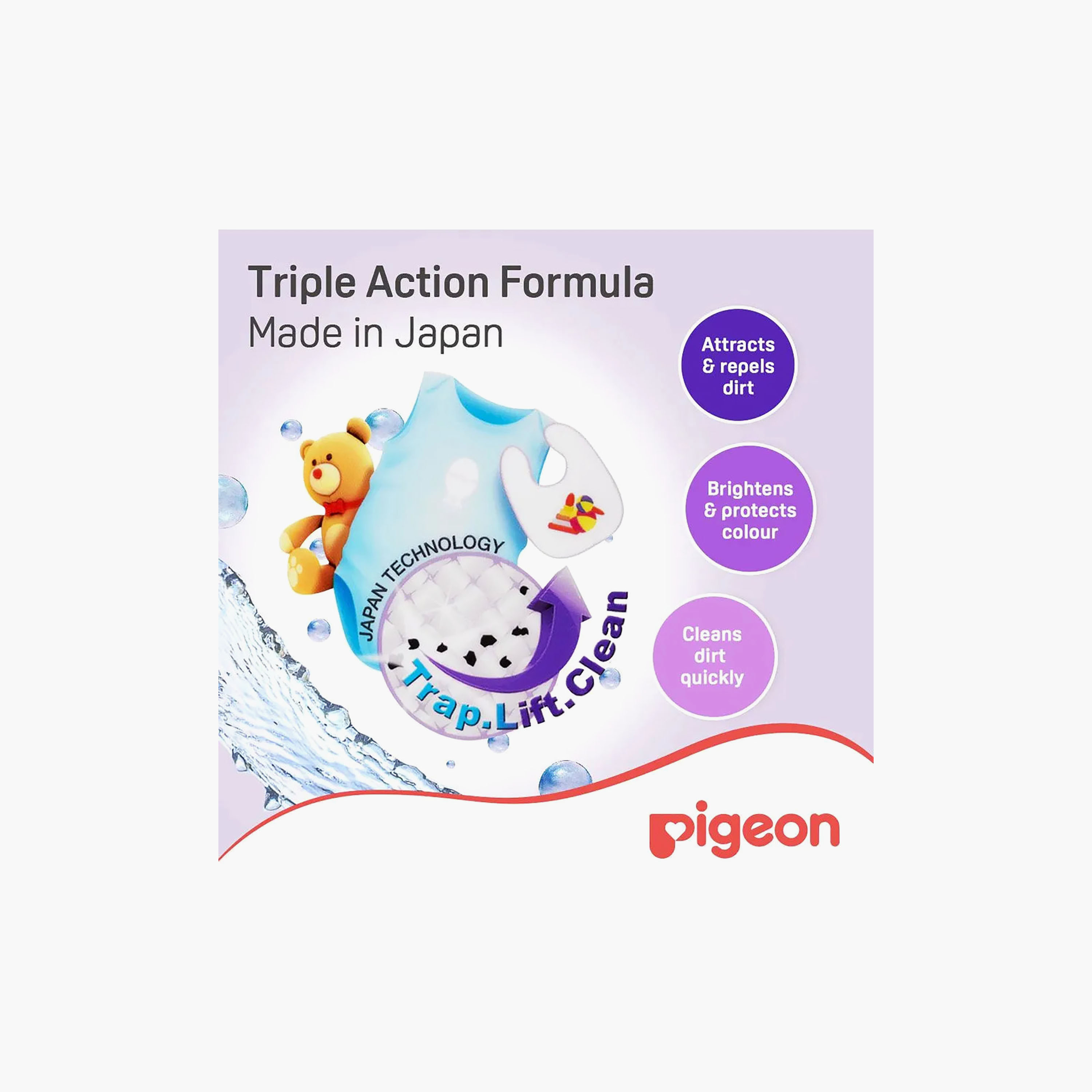 Pack of 2 Pigeon Liquid Laundry Detergent with Anti-Bacterial Formula-baby-feeding-cleaningliquids-image-2