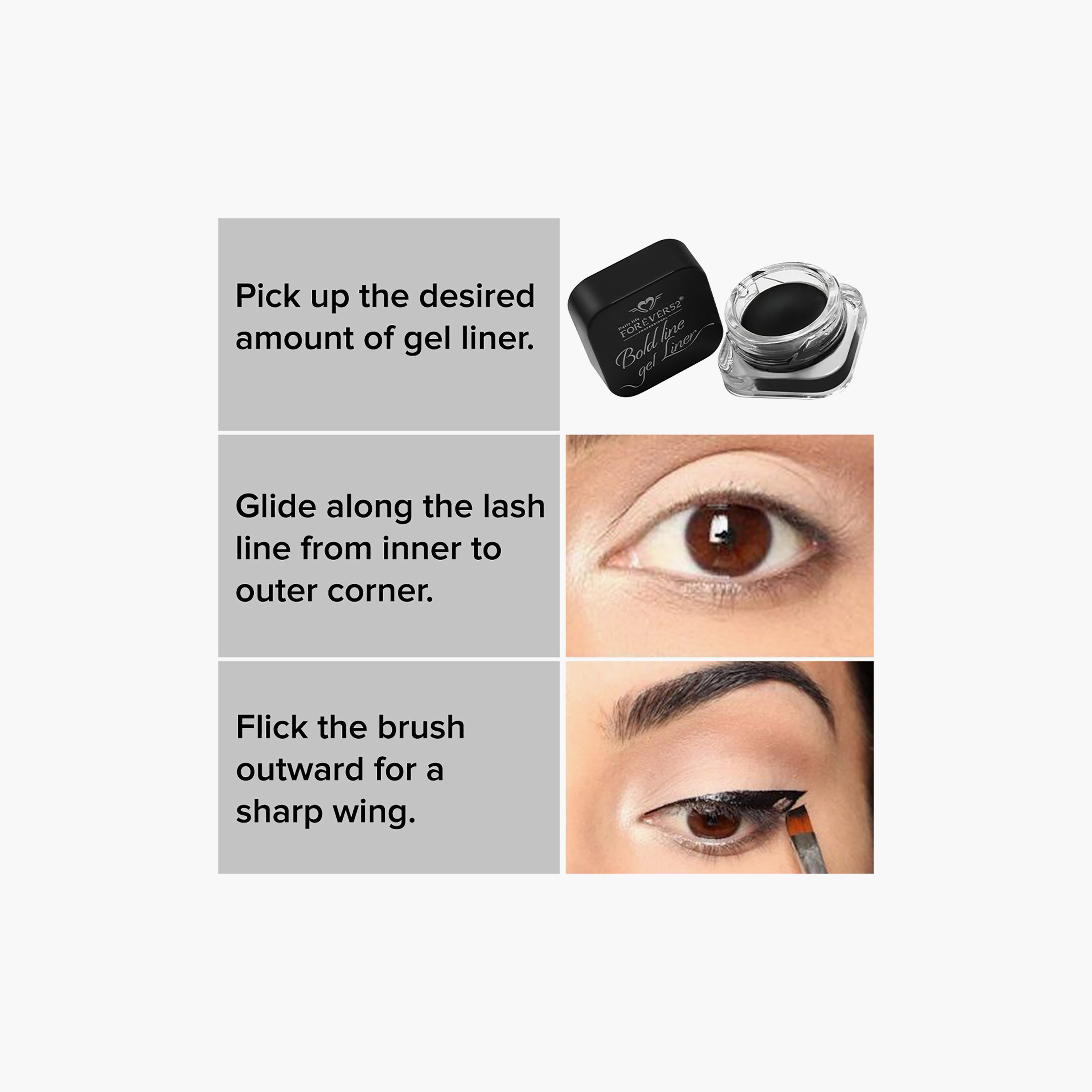 قلم تحديد العيون الجل من فوريفر 52 بولد لاين، للاستخدام اليومي، 5 غرام-beautyandpersonalcare-makeup-eyes-eyeliners-image-9