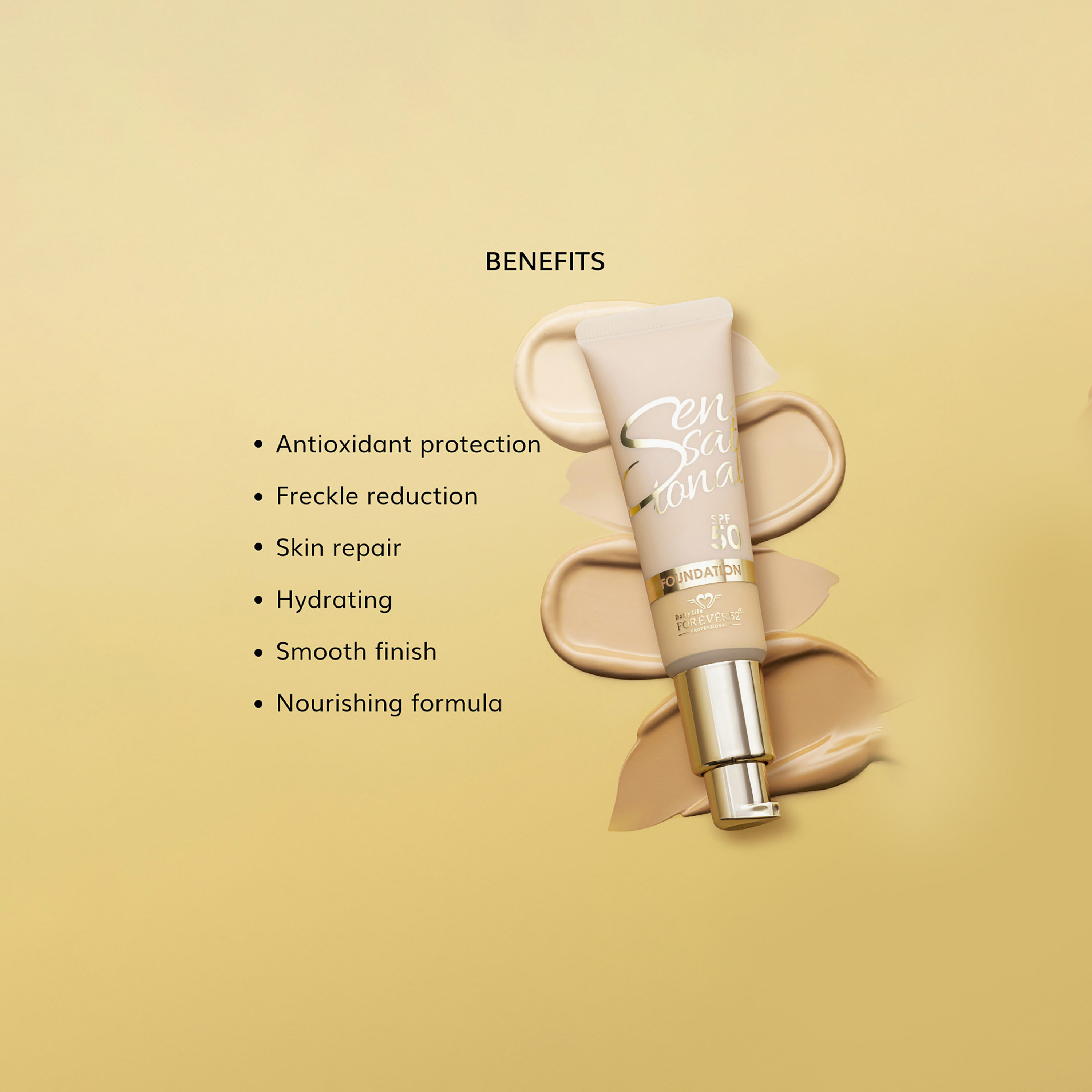 كريم أساس فوريفر 52 سينسيشنال بعامل حماية من الشمس 50 - 30 غرام-beautyandpersonalcare-makeup-face-foundations-image-5