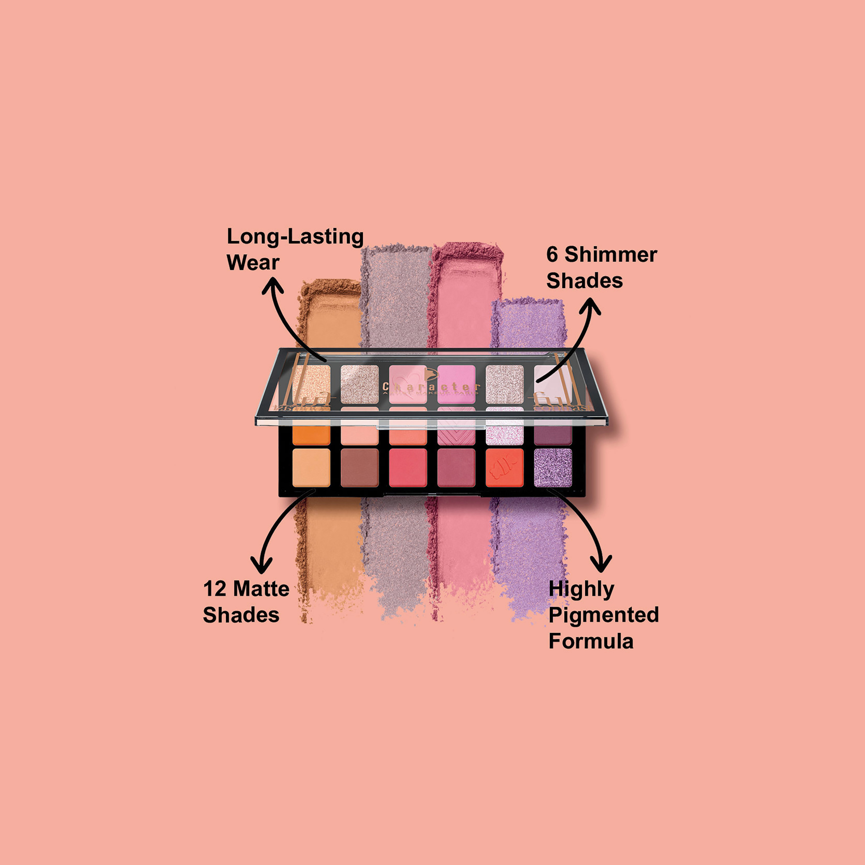 لوحة ظلال العيون "كاركتر" ذات 18 لونًا، وزنها 28.8 غرامًا-beautyandpersonalcare-makeup-eyes-eyeshadows-image-14