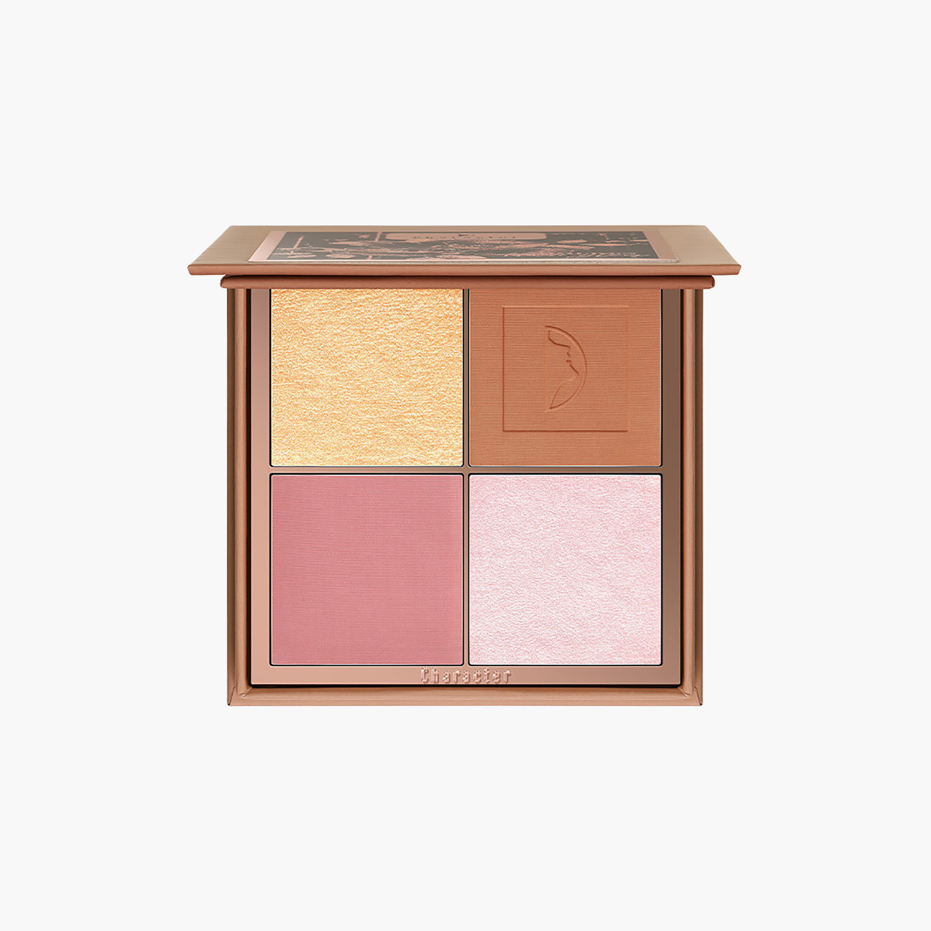 Character 4 Color Blush & Highlighter Palette 21.5gm-beautyandpersonalcare-makeup-face-highlighters-image-1