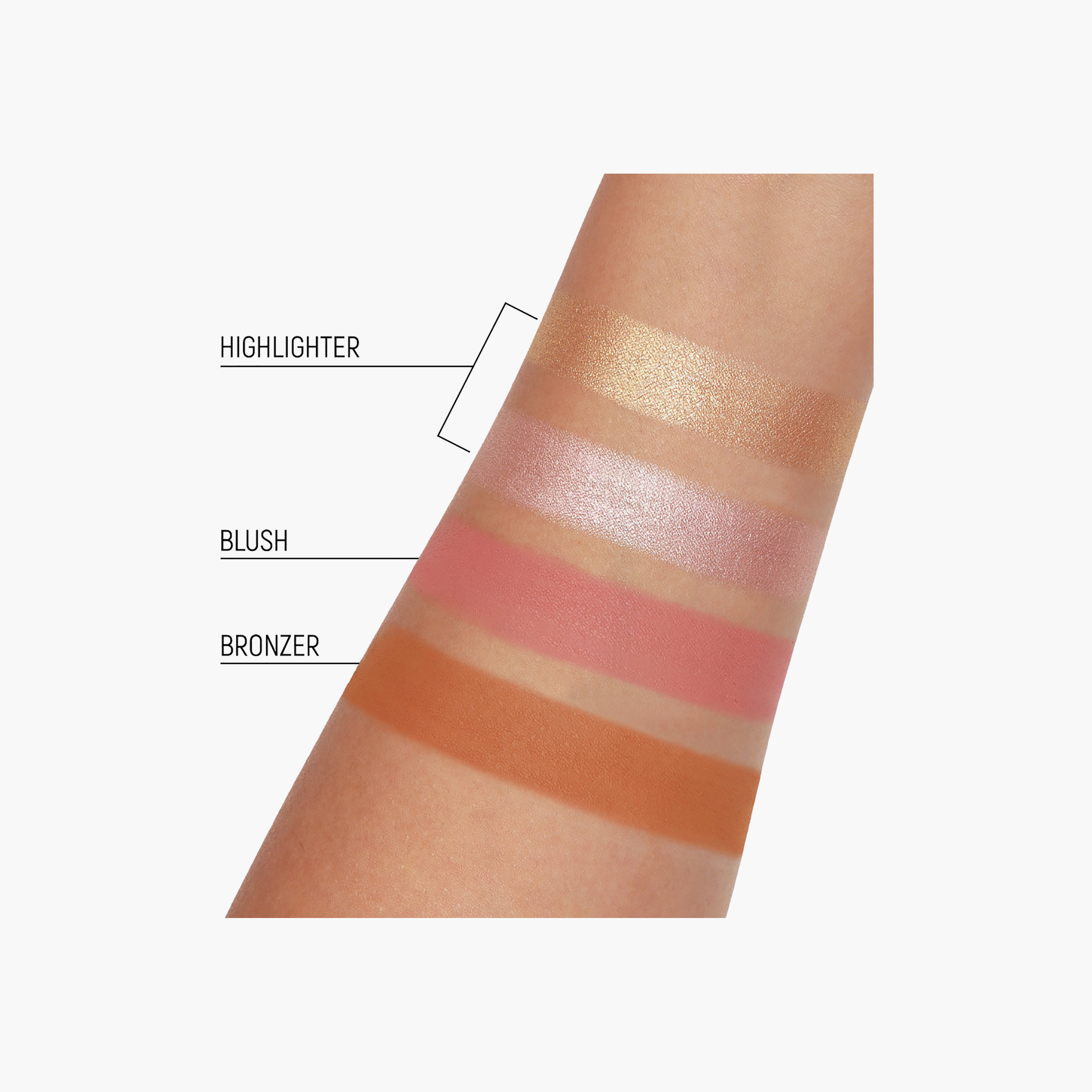 باليت أحمر الخدود والهايلايتر من كاركتر، 4 ألوان، 21.5 غرام-beautyandpersonalcare-makeup-face-highlighters-image-2