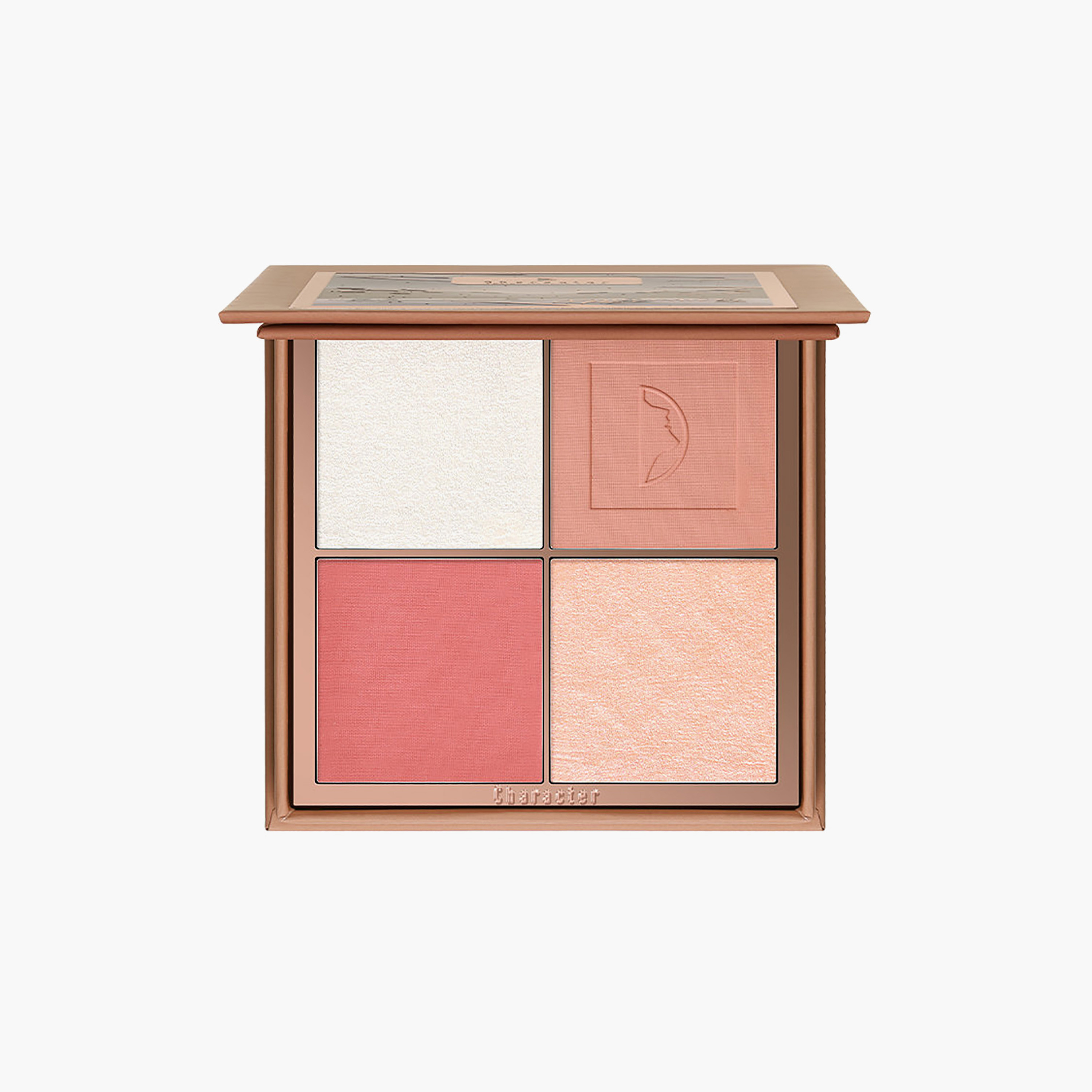 Character 4 Color Blush & Highlighter Palette 20gm-beautyandpersonalcare-makeup-face-highlighters-image-1