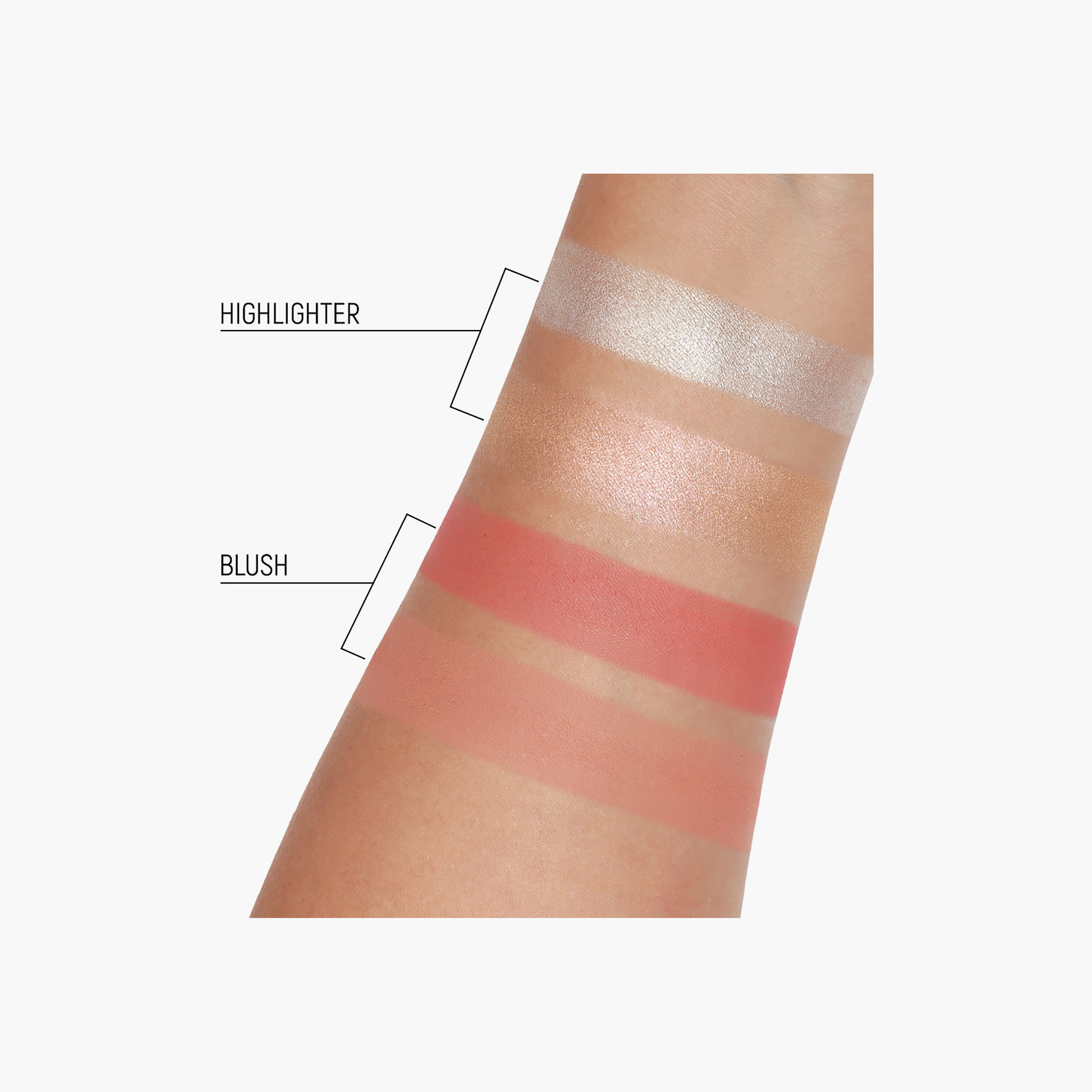 باليت أحمر الخدود والهايلايتر من كاركتر، 4 ألوان، 20 غرام-beautyandpersonalcare-makeup-face-highlighters-image-2
