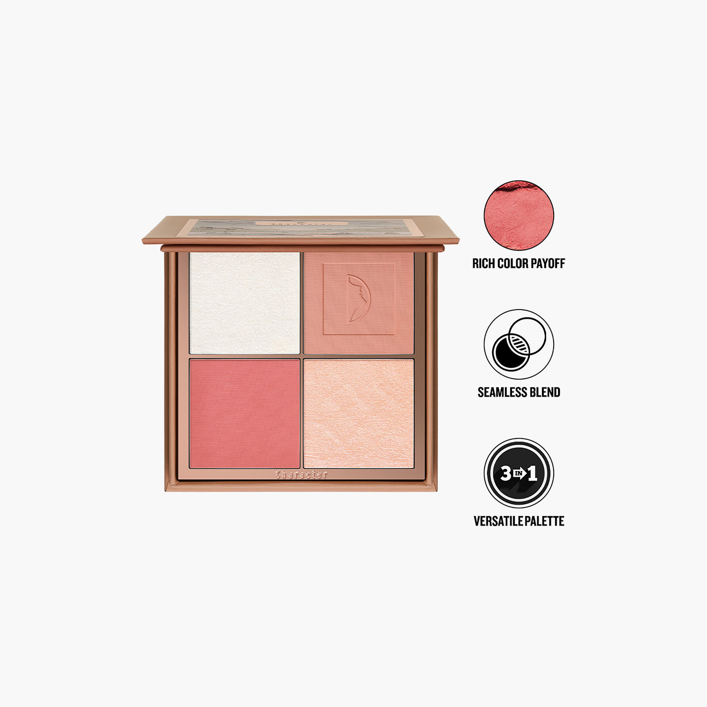 Character 4 Color Blush & Highlighter Palette 20gm-beautyandpersonalcare-makeup-face-highlighters-image-6