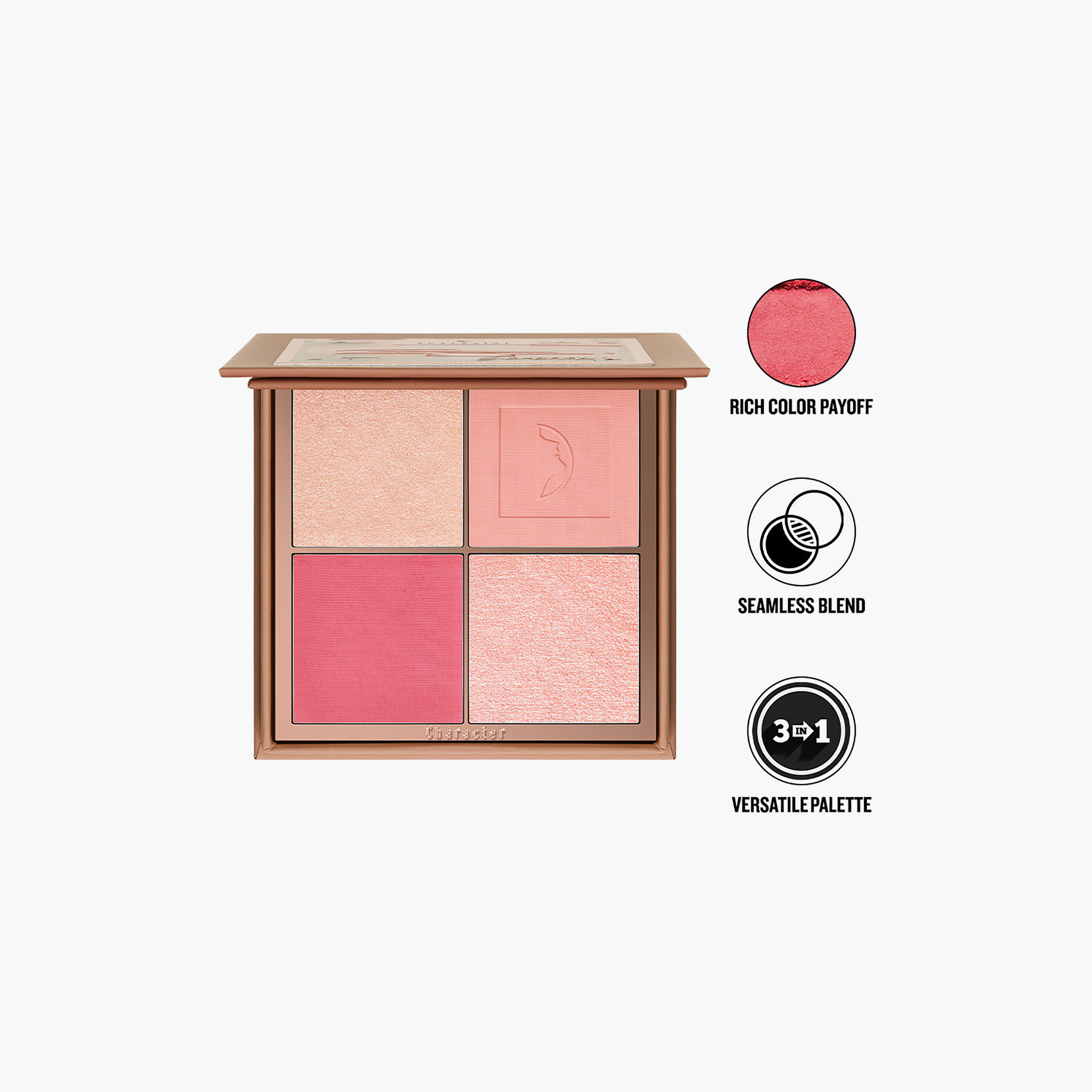 Character 4 Color Blush & Highlighter Palette 20gm-beautyandpersonalcare-makeup-face-highlighters-image-6