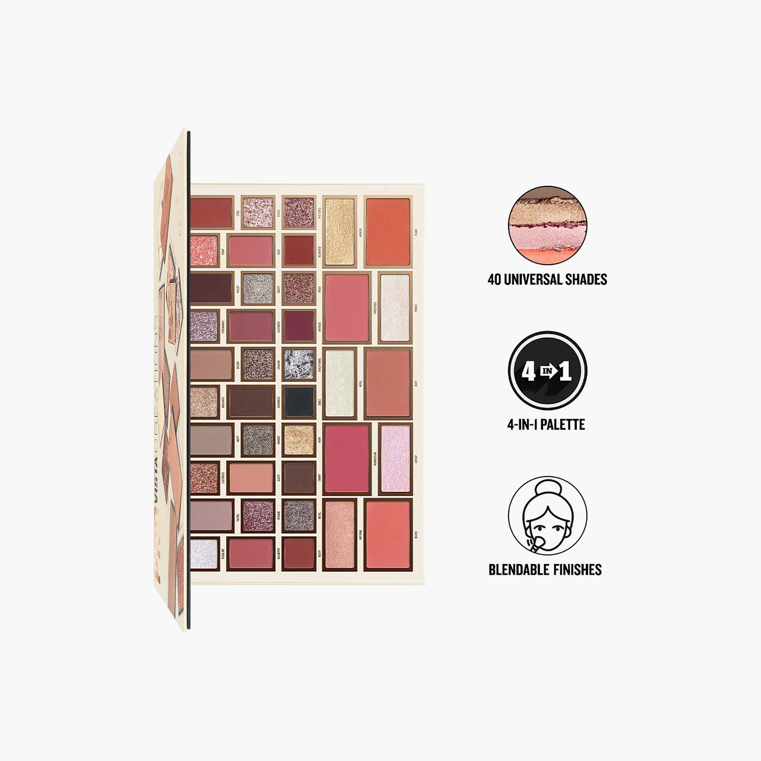 لوحة ظلال العيون Character Pro Vista ذات 40 لونًا، وزنها 83.5 جرامًا-beautyandpersonalcare-makeup-eyes-eyeshadows-image-7