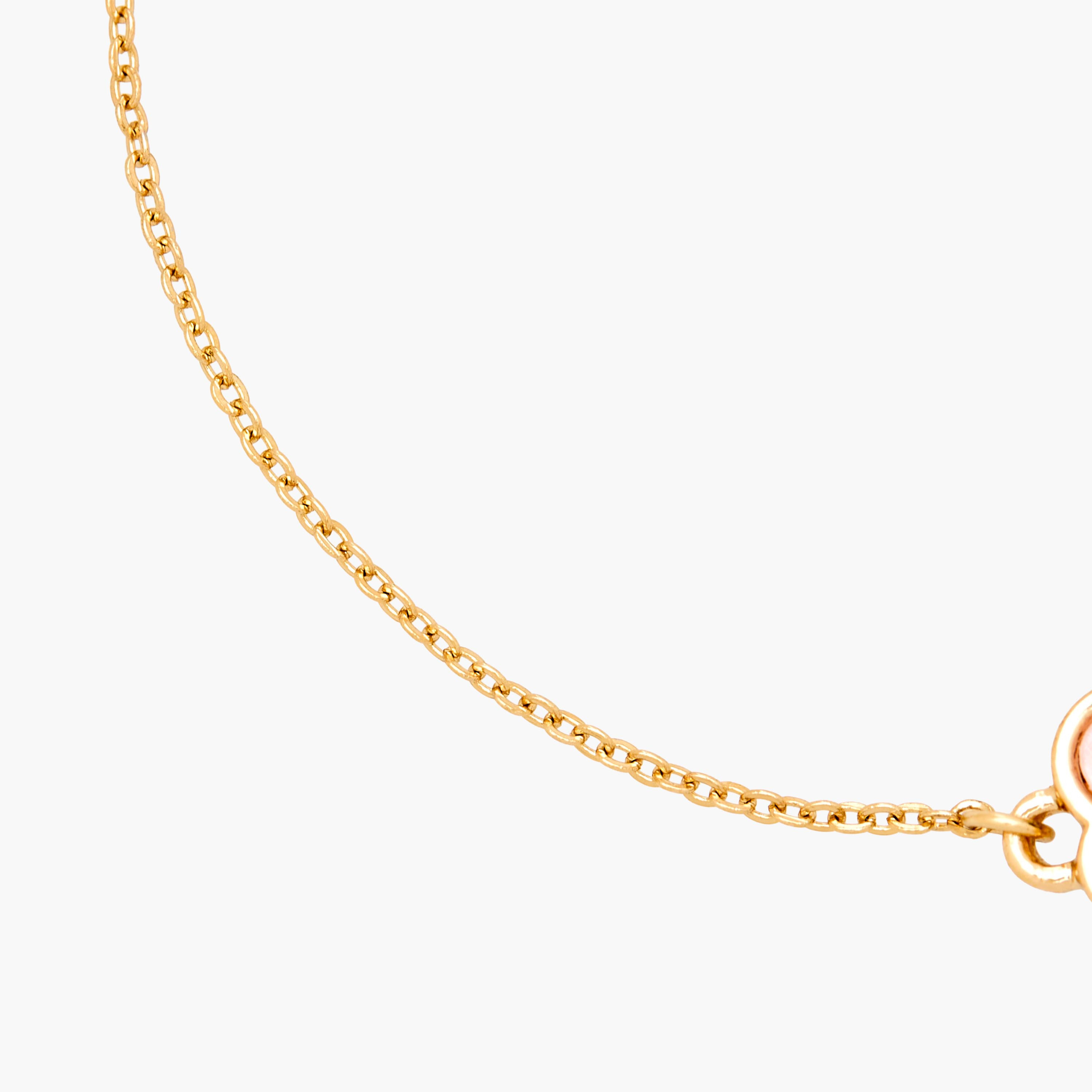 Metallic Clover Charm Bracelet-women-watchesandjewellery-jewellery-banglesandbracelets-image-3
