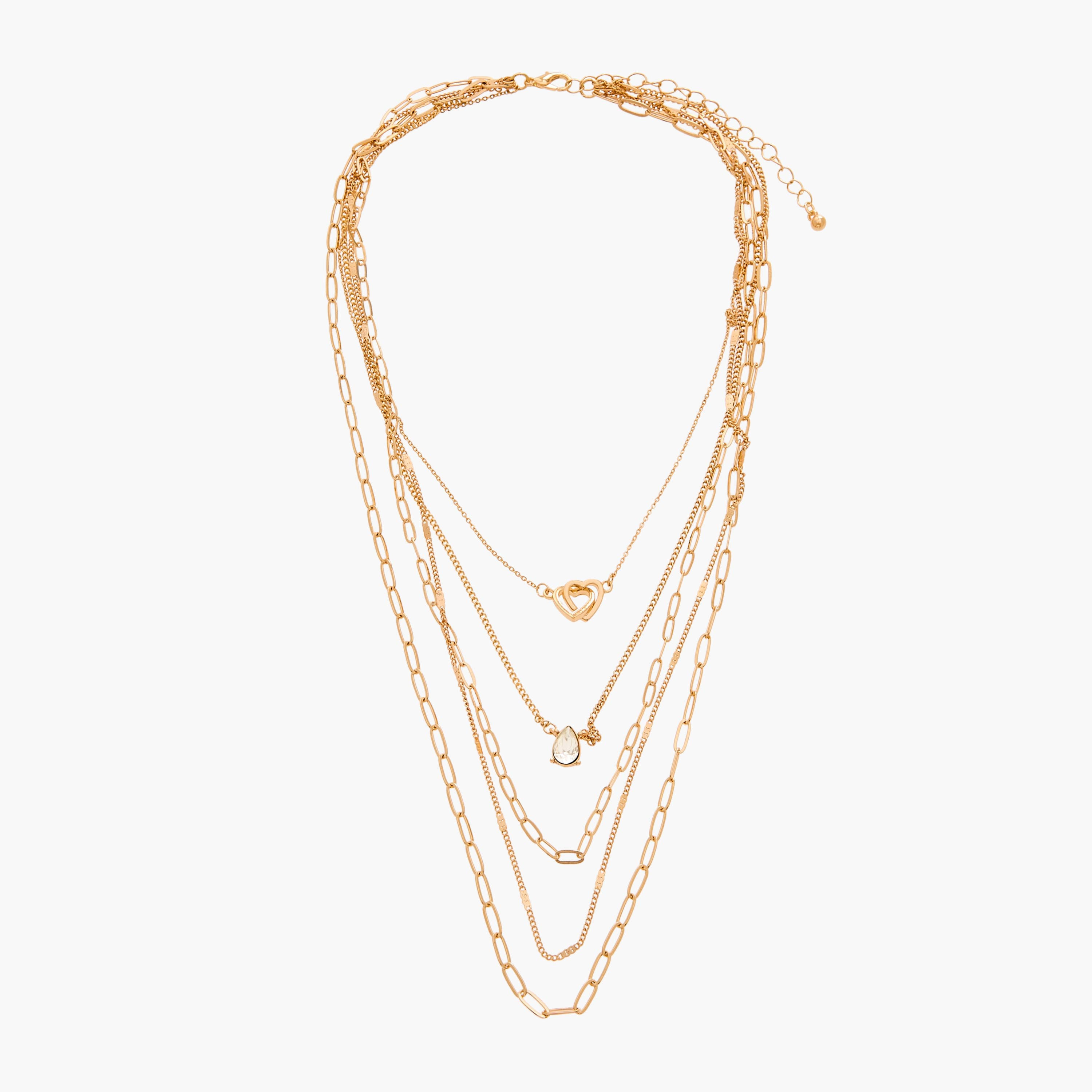 قلادة ذهبية متعددة الطبقات بدلاية-women-watchesandjewellery-jewellery-necklacesandpendants-image-1