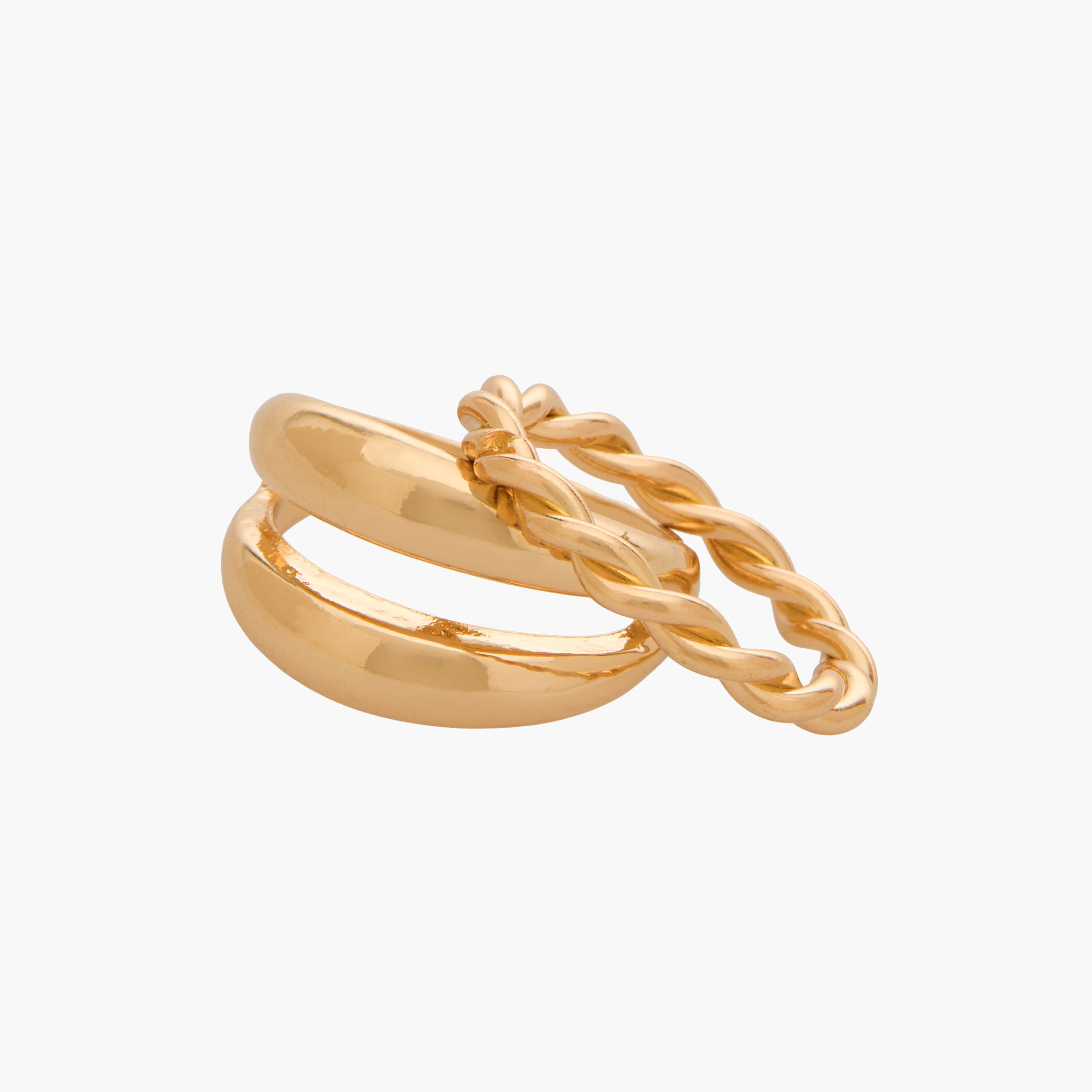 Set of 8 - Assorted Gold Tone Ring-women-watchesandjewellery-jewellery-rings-image-3