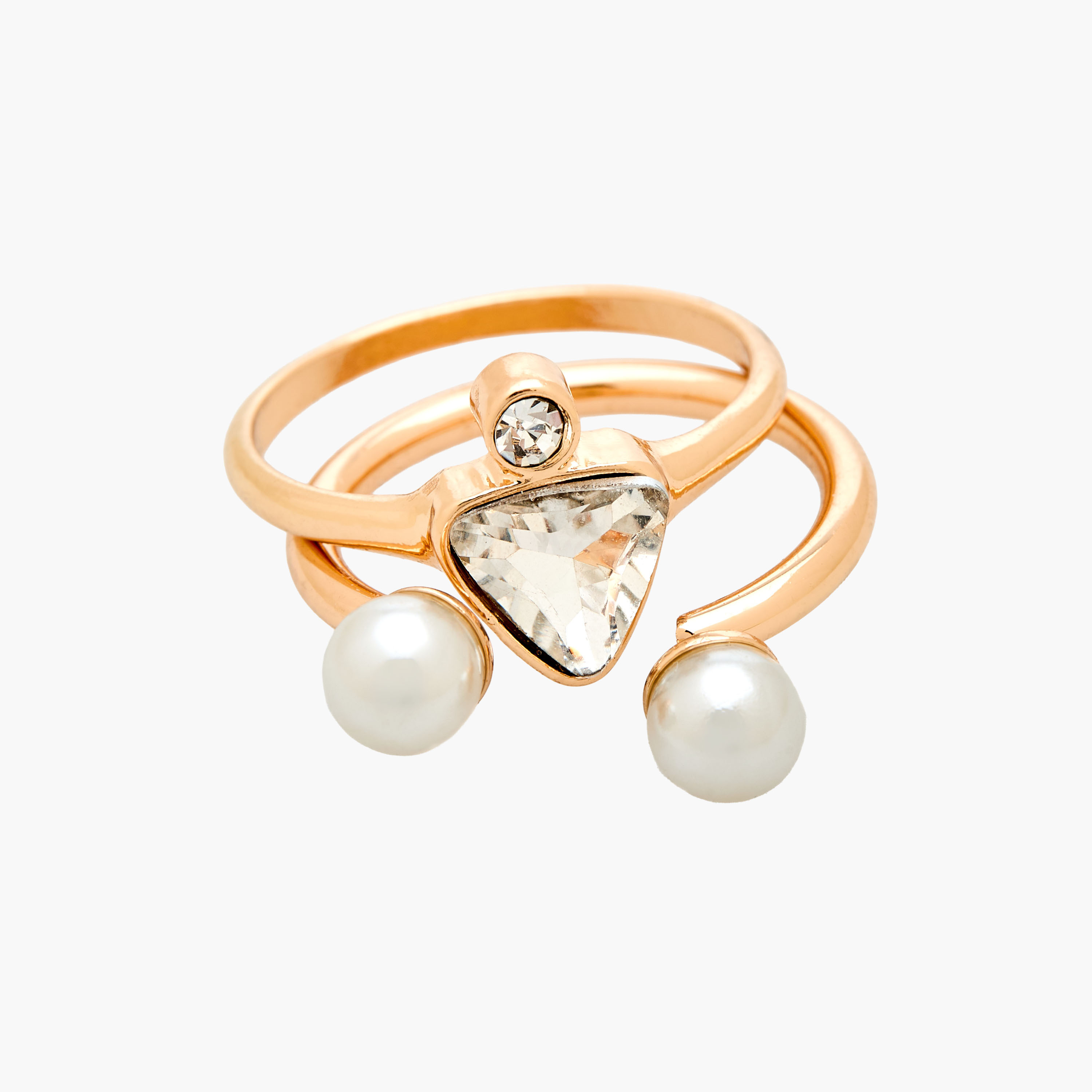 Set of 6 - Assorted Gold Tone Ring-women-watchesandjewellery-jewellery-rings-image-3