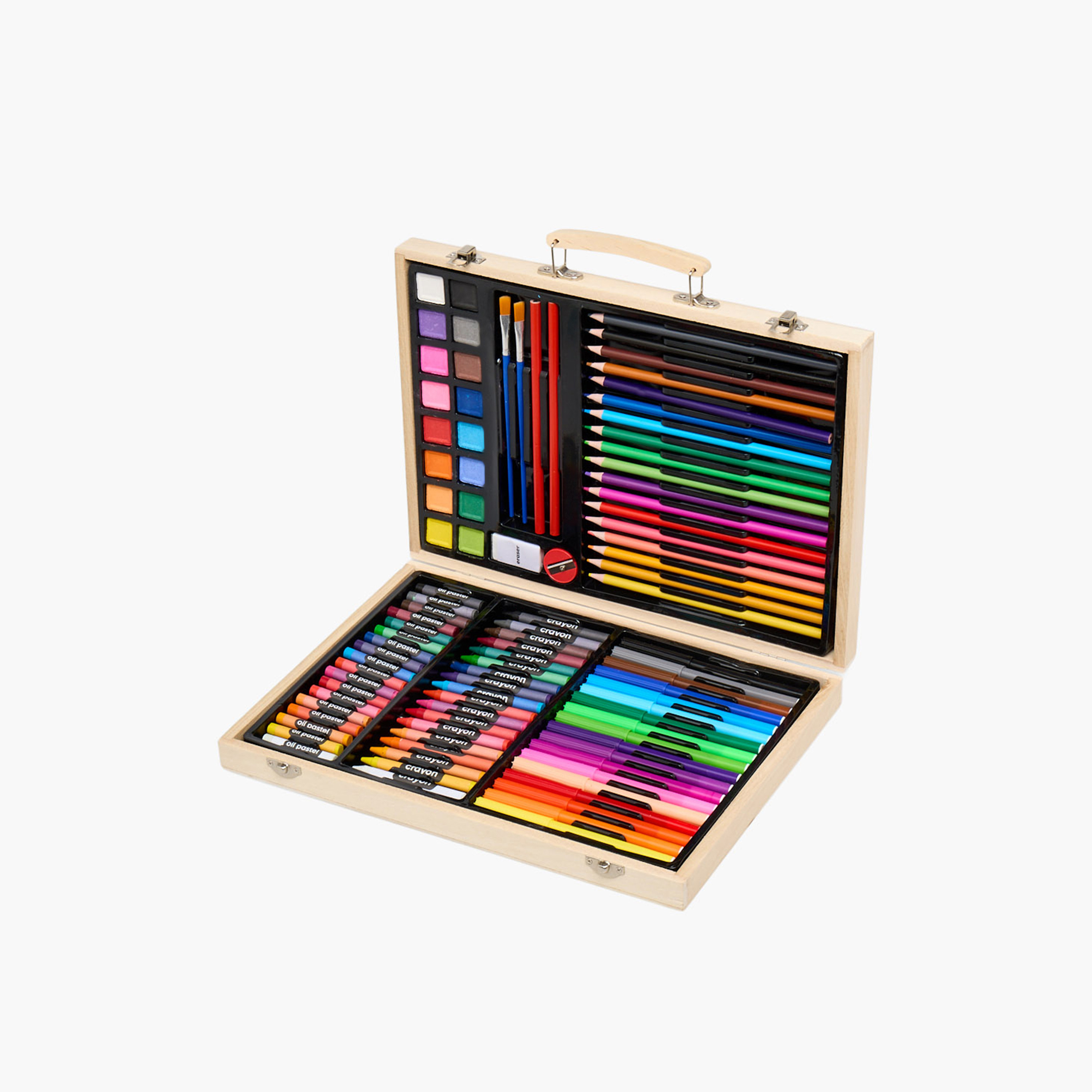طقم تلوين وفنون من جونيورز - 94 قطعة-school-artsandcrafts-image-1