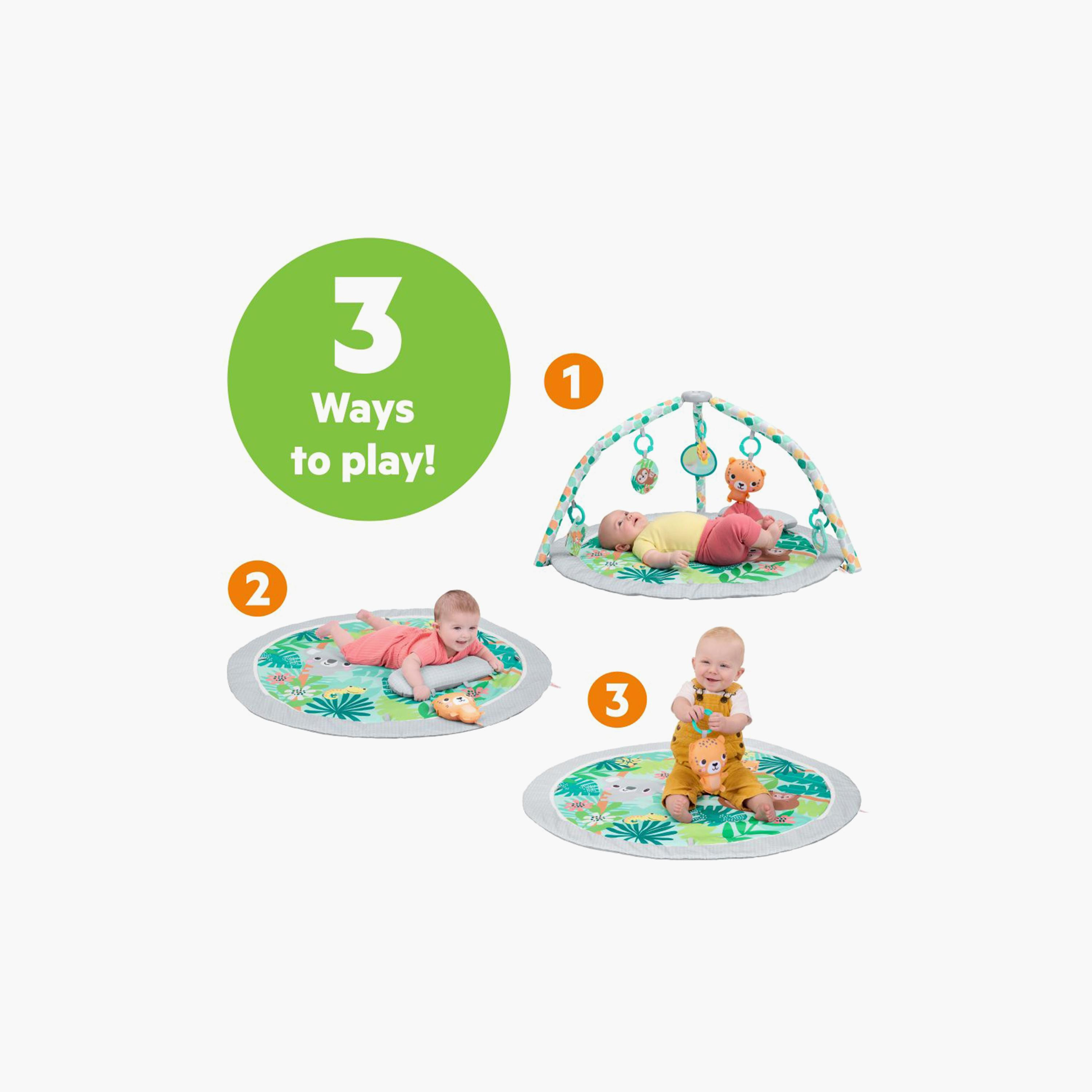 Bright Starts Pop & Wiggle Wild Rainforest Play Mat Set-baby-infantactivity-playpensandplaymats-image-5