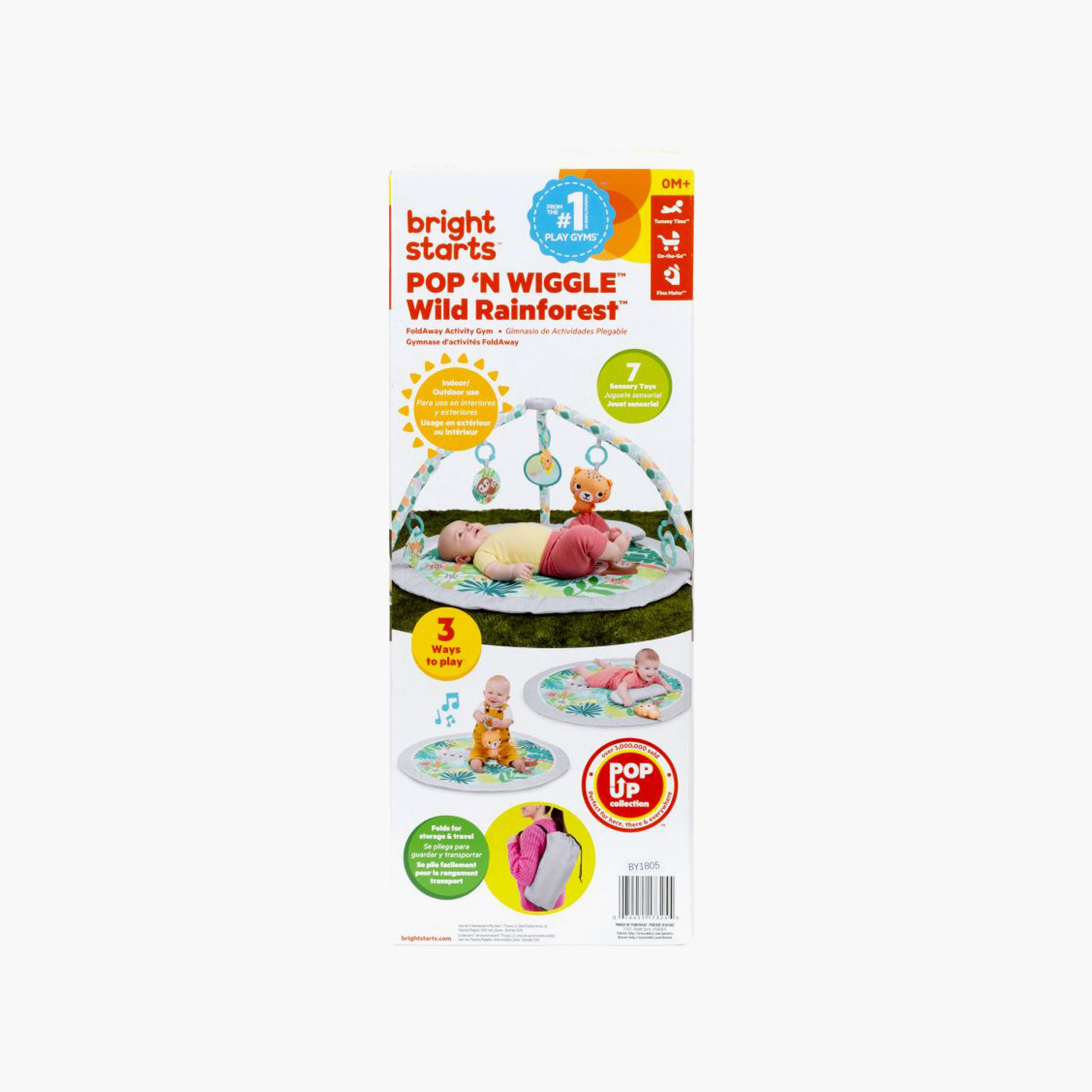 Bright Starts Pop & Wiggle Wild Rainforest Play Mat Set-baby-infantactivity-playpensandplaymats-image-8