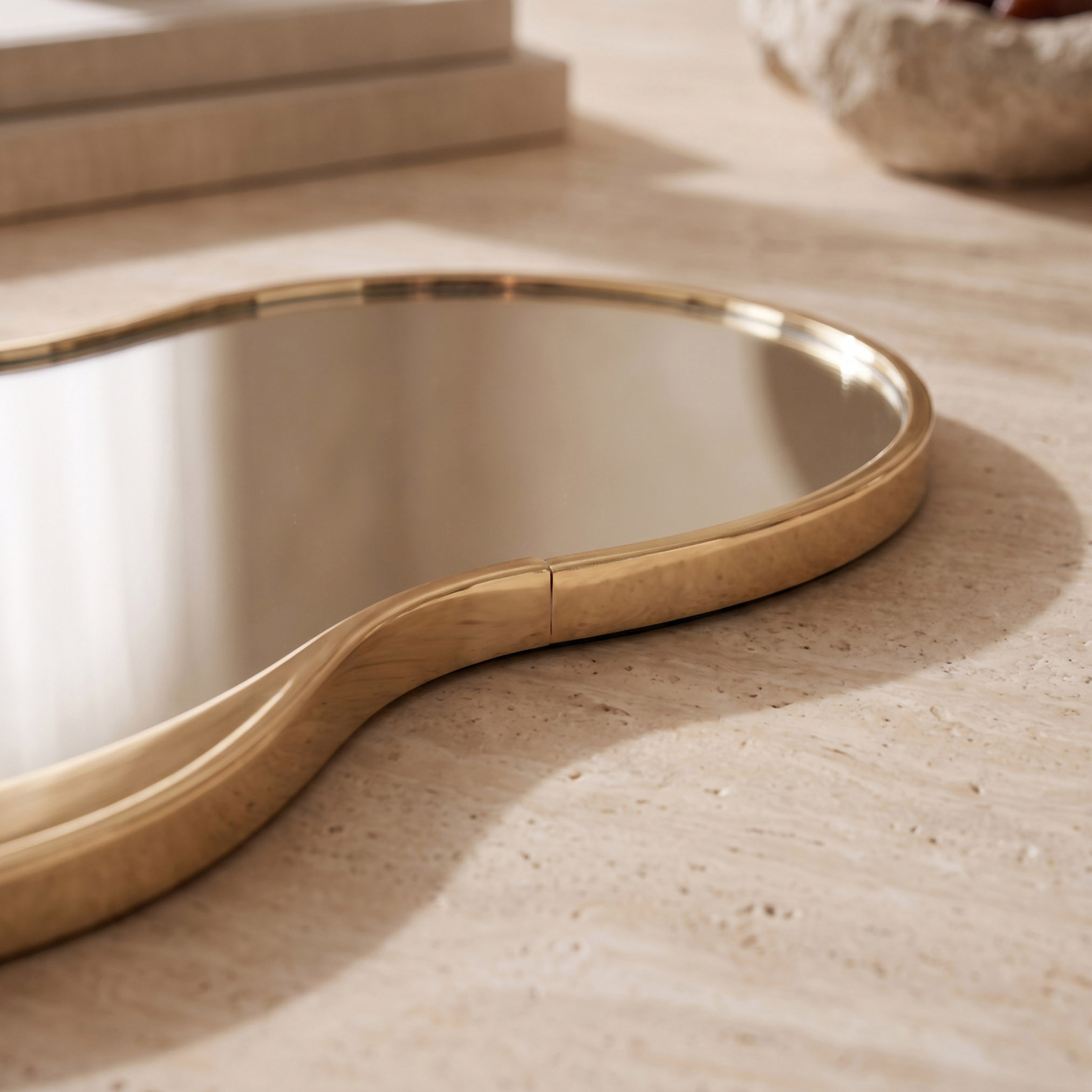 Decorative Glass Tray - 19 cm-household-decor-boxesandtrays-image-2