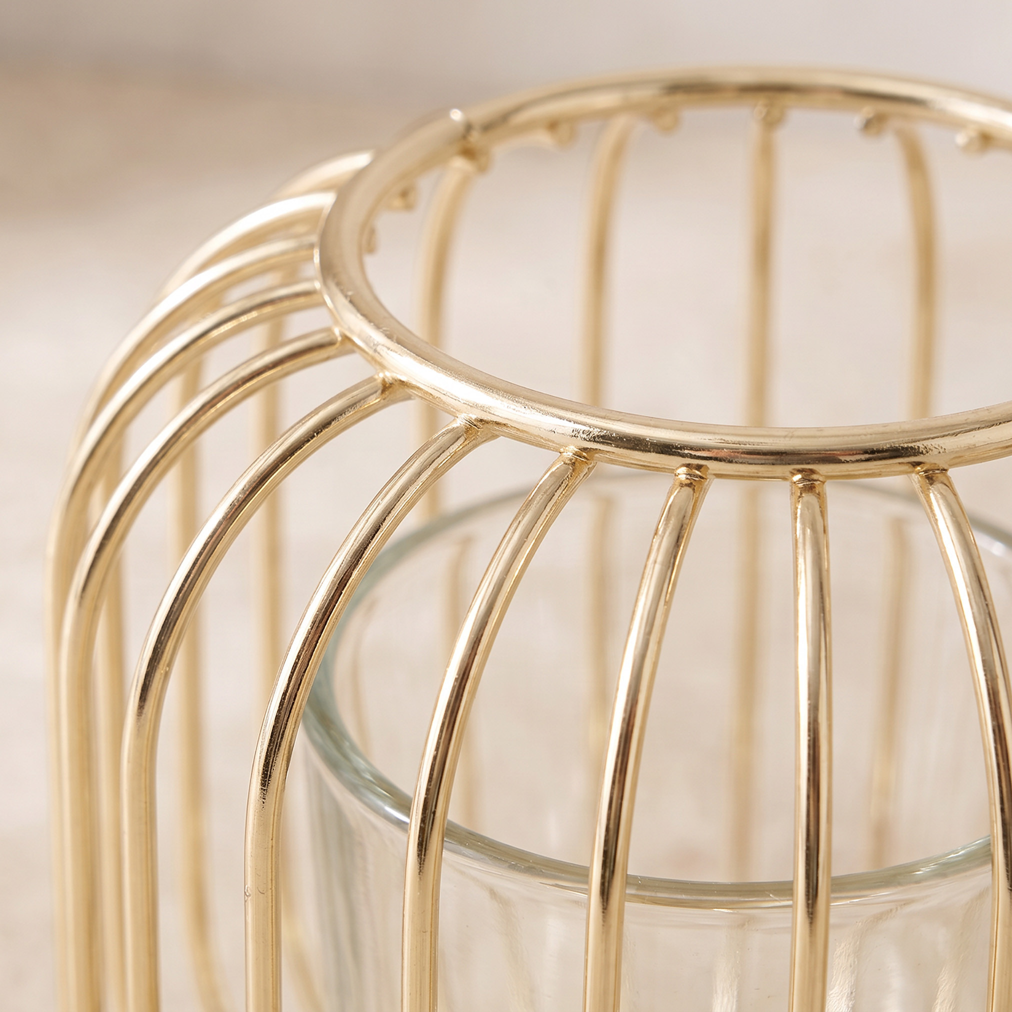 Decor Candle Holder with Glass - 11 cm-household-decor-candleholdersandlanterns-image-3