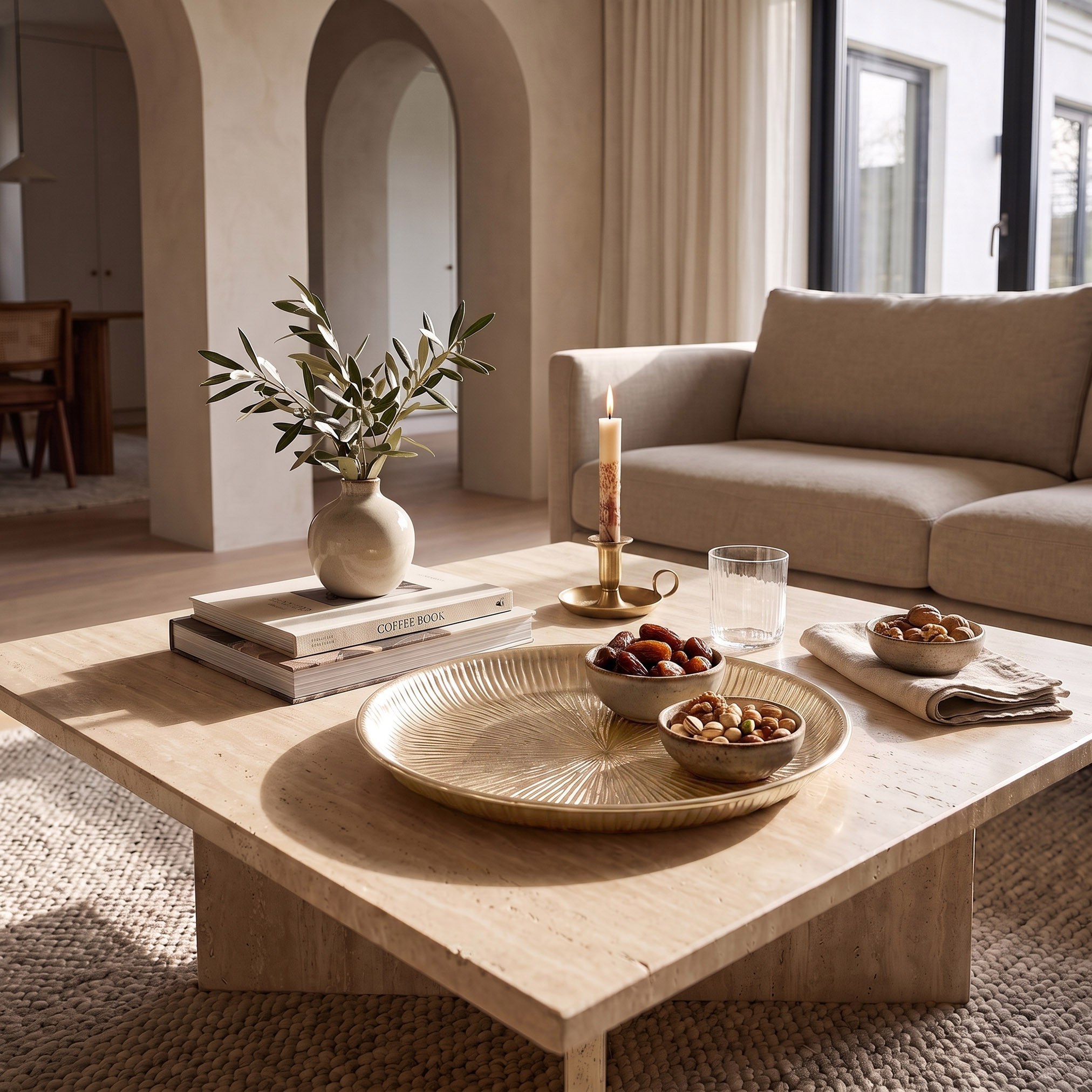 صينية ديكور بارزة الملمس - 30 سم-household-decor-boxesandtrays-image-4