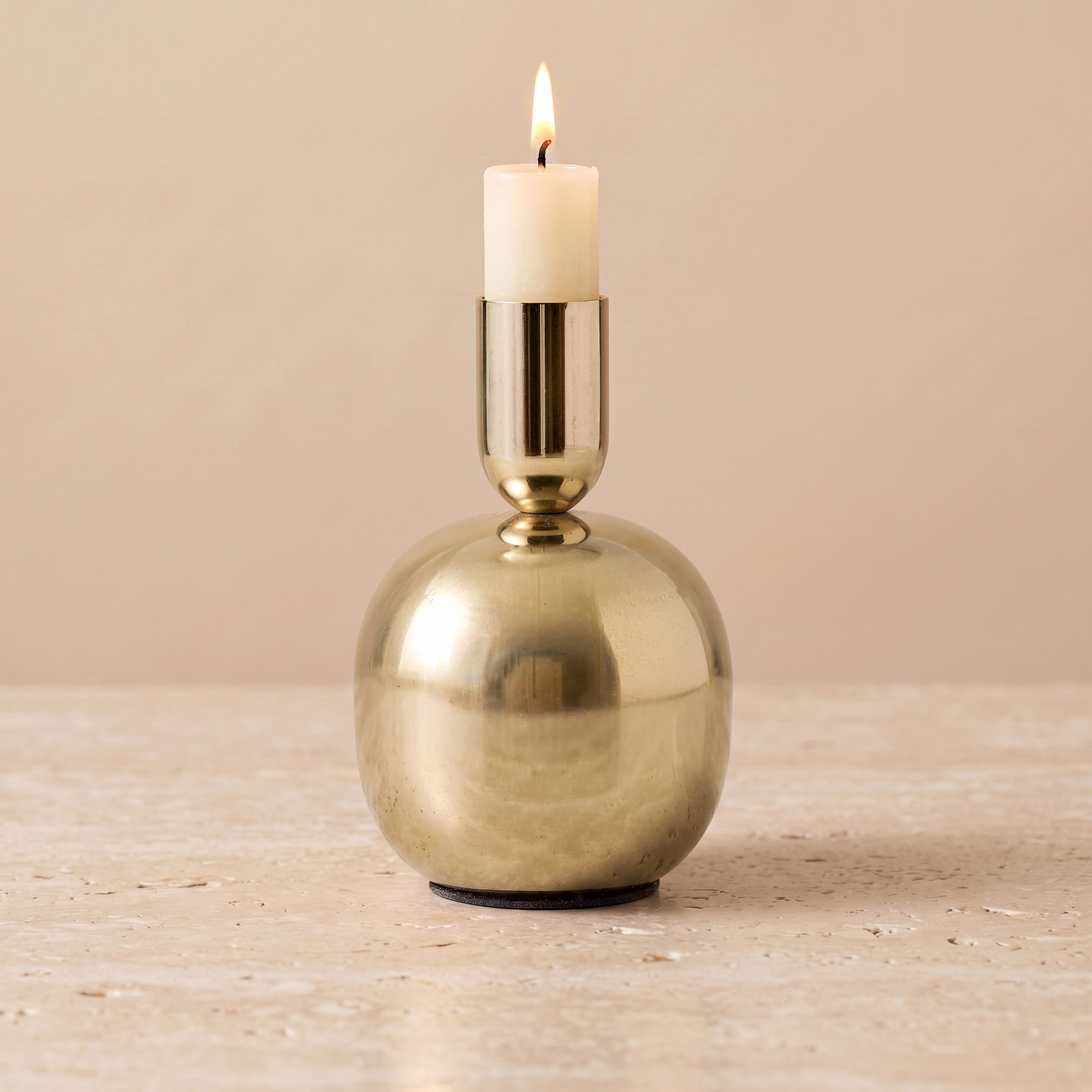 Taper Metal Candle Holder - 7 cm-household-decor-candleholdersandlanterns-image-1