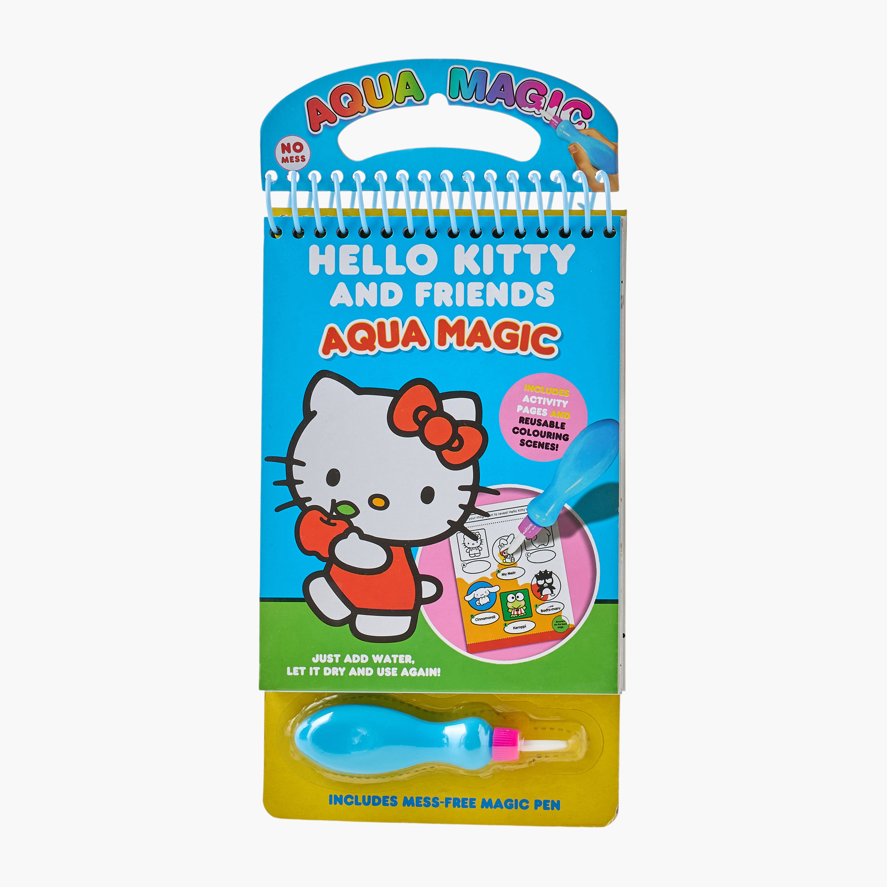 كتاب تلوين بالماء مع قلم سحري هالو كيتي من سانريو-school-artsandcrafts-image-1
