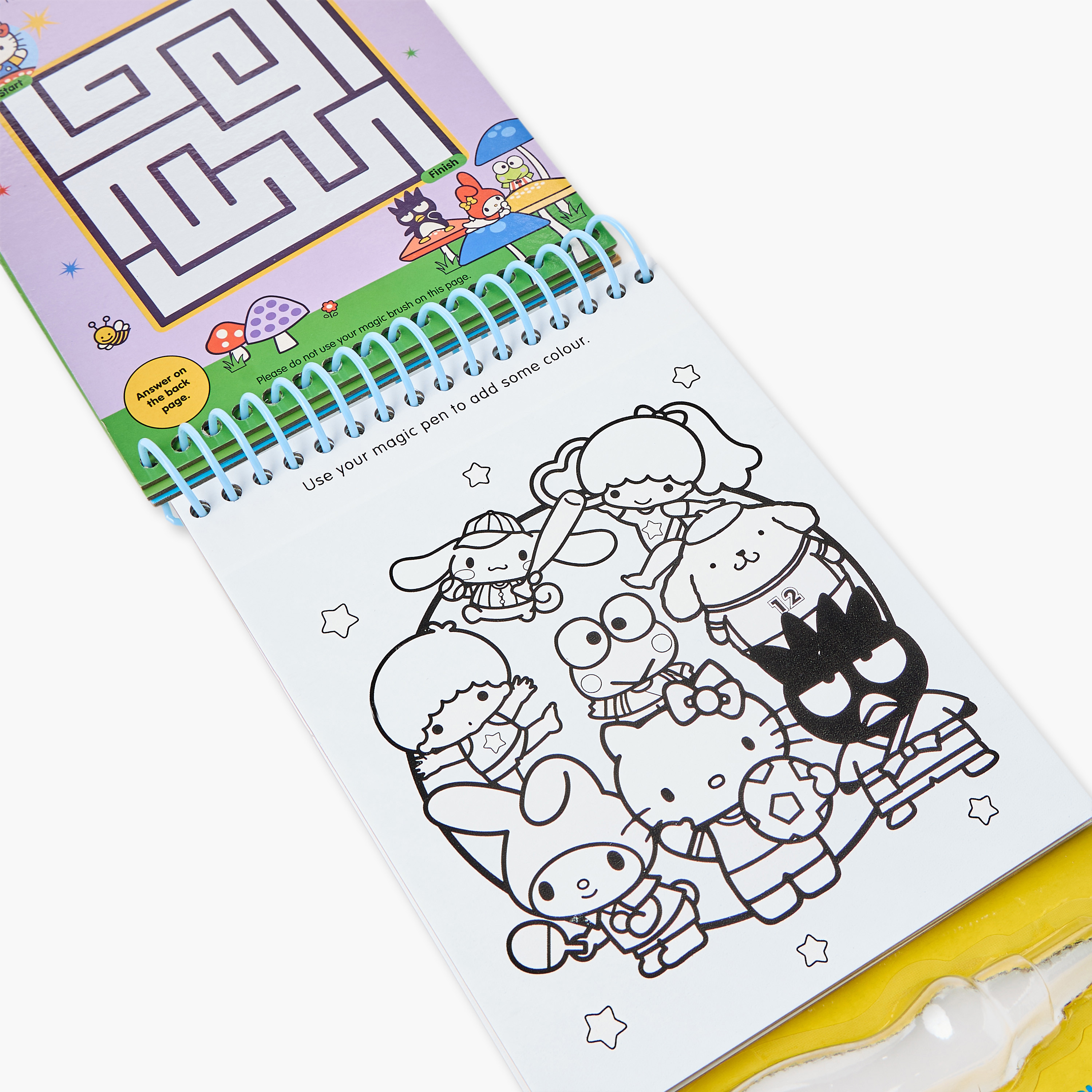 كتاب تلوين بالماء مع قلم سحري هالو كيتي من سانريو-school-artsandcrafts-image-4