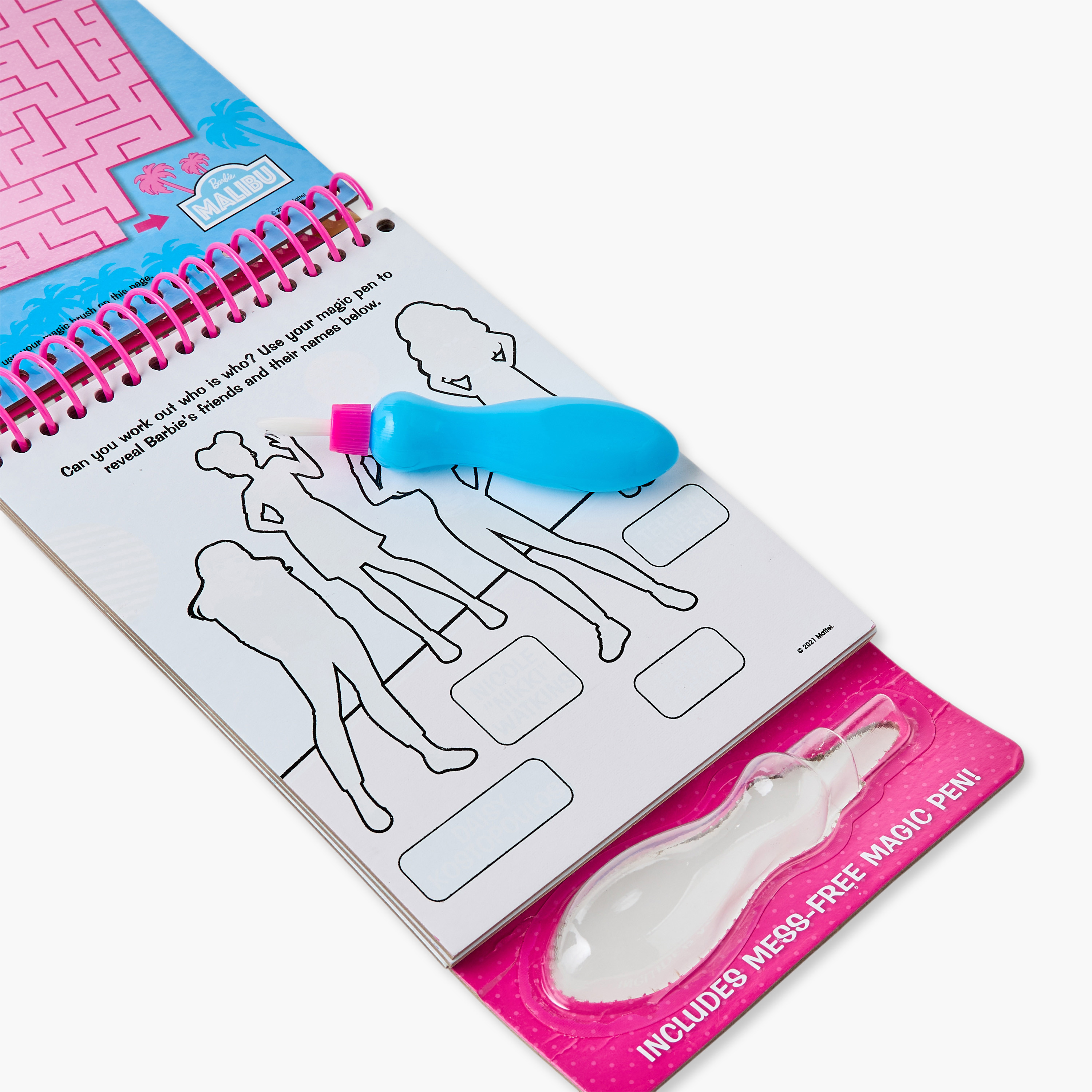 كتاب التلوين السحري بالماء مع القلم من باربي-school-artsandcrafts-image-2