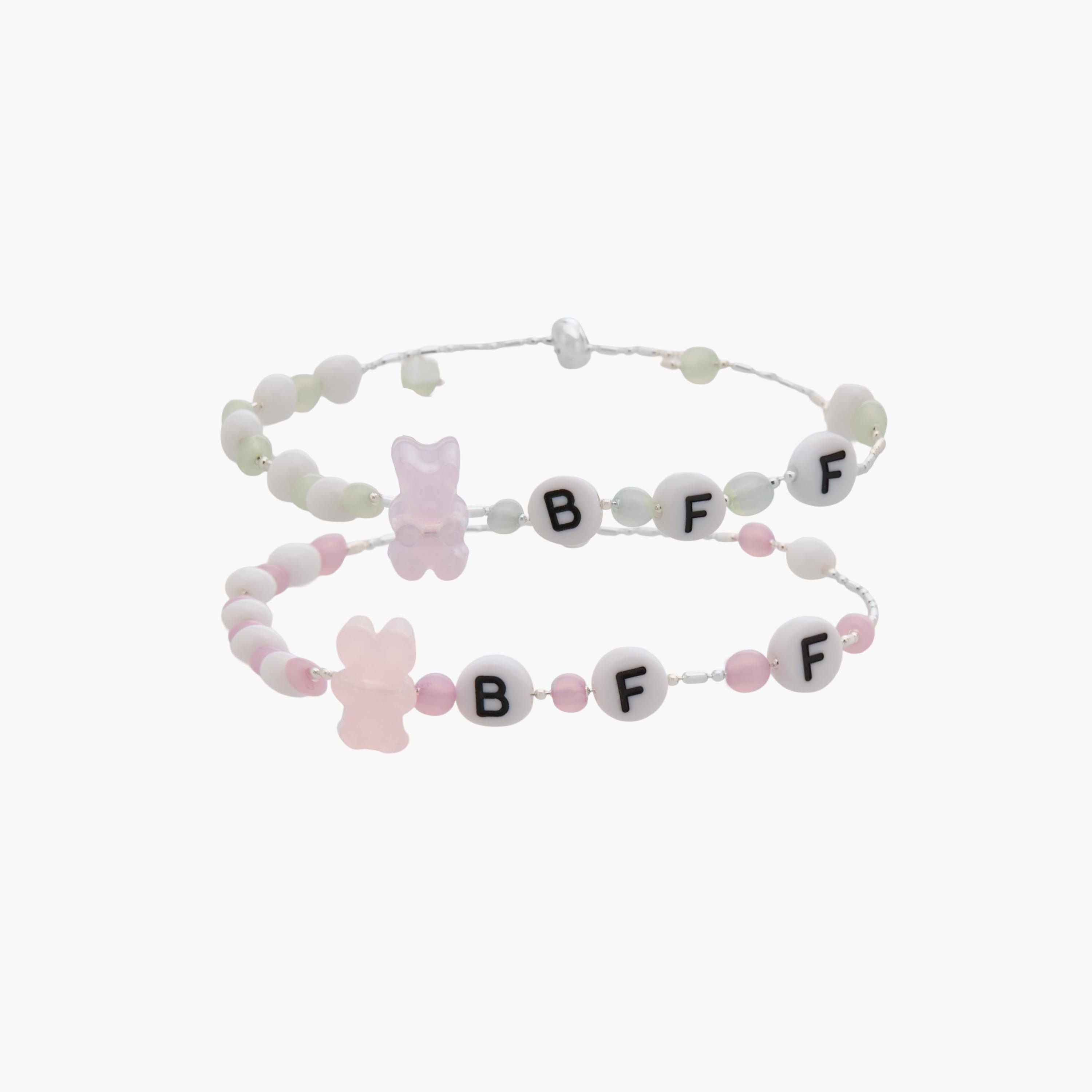Pack of 3 Metallic Beaded BFF Charm Bracelet-women-watchesandjewellery-jewellery-banglesandbracelets-image-1