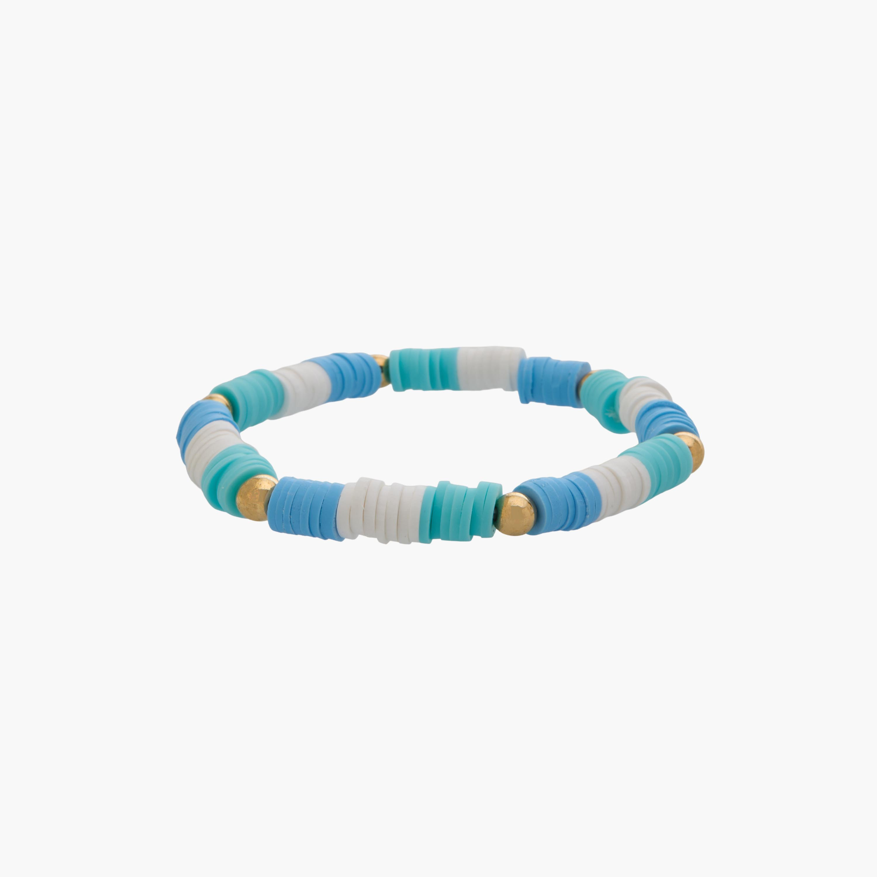 طقم من 5 أساور خرز معدنية قابلة للتمدد-women-watchesandjewellery-jewellery-banglesandbracelets-image-4