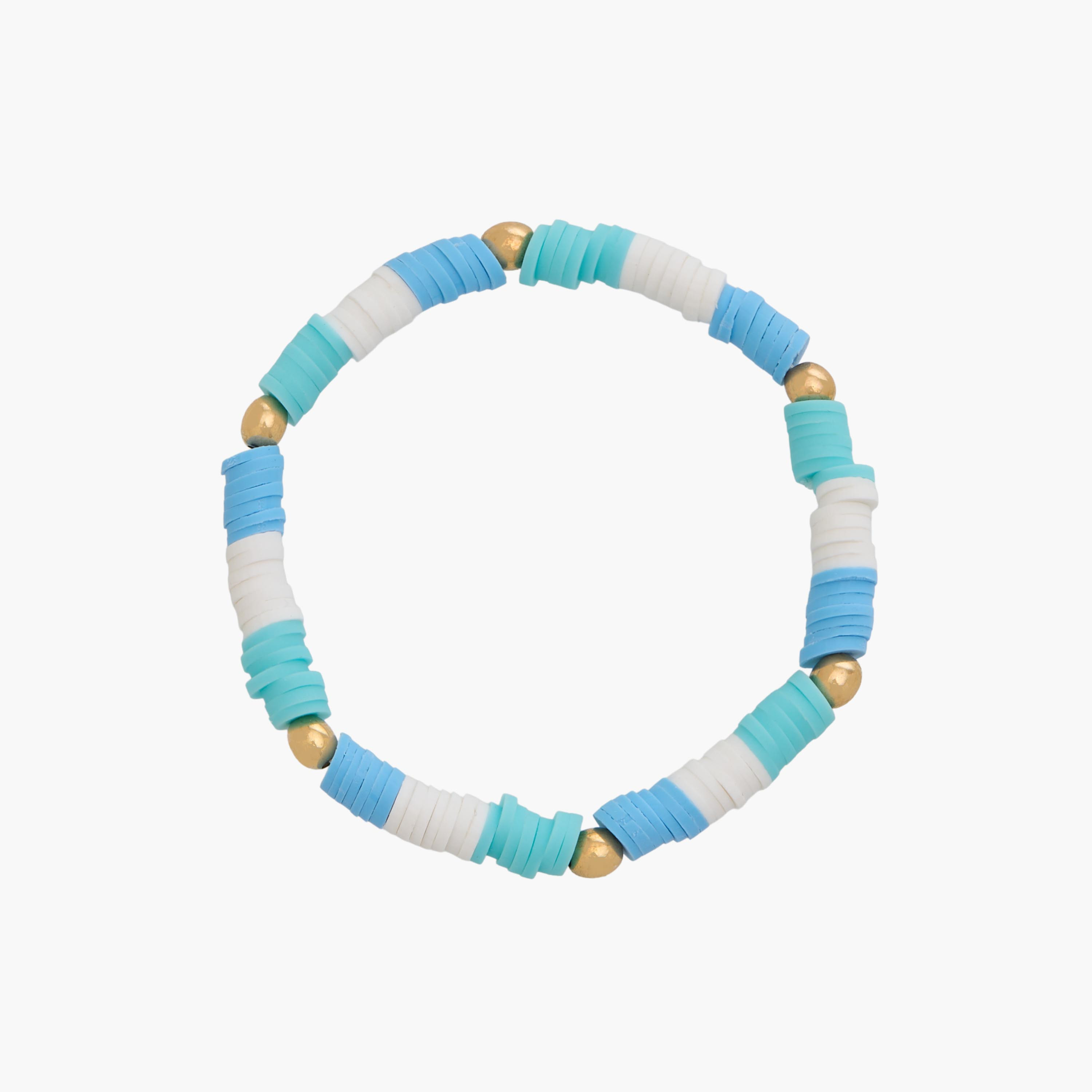 طقم من 5 أساور خرز معدنية قابلة للتمدد-women-watchesandjewellery-jewellery-banglesandbracelets-image-7