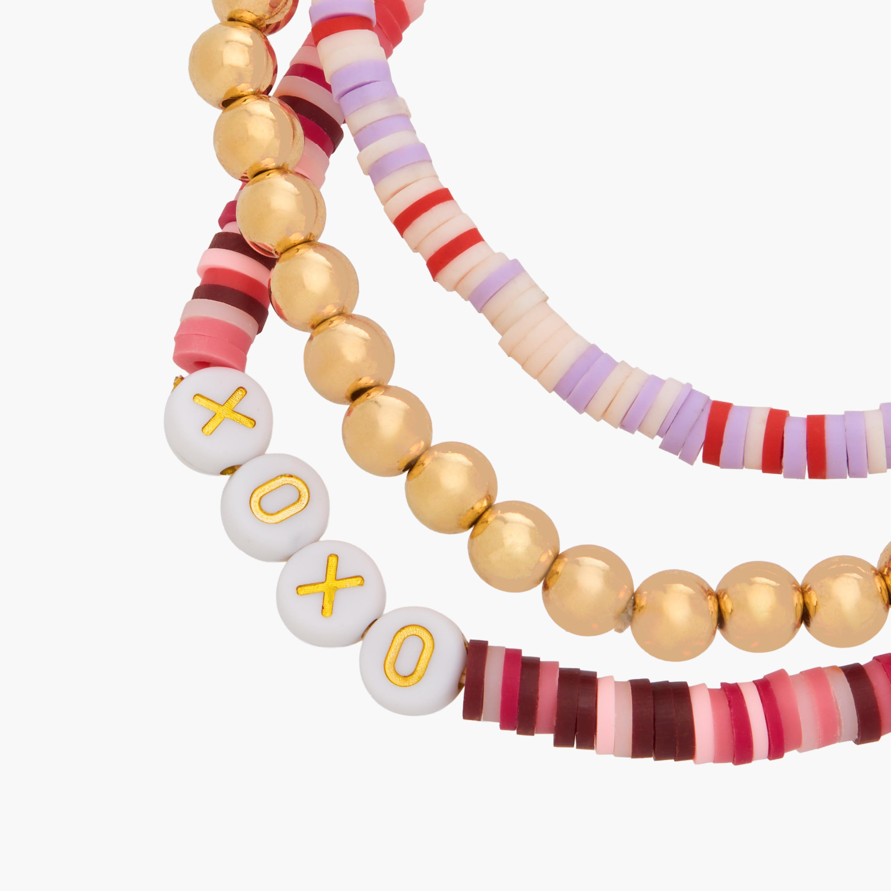 طقم من 5 أساور خرز معدنية قابلة للتمدد-women-watchesandjewellery-jewellery-banglesandbracelets-image-13
