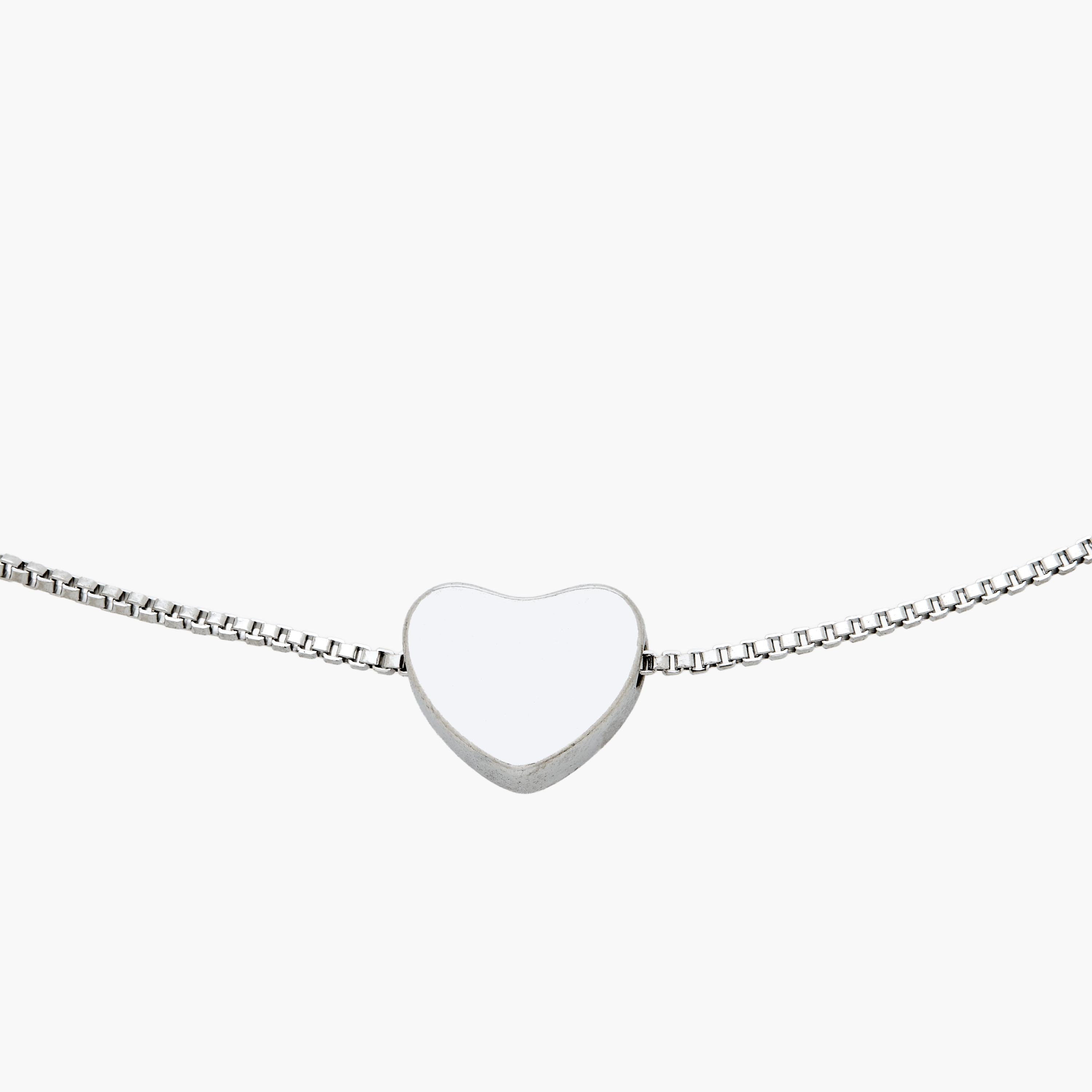 قلادة فضية بدلاية قلب-women-watchesandjewellery-jewellery-necklacesandpendants-image-2