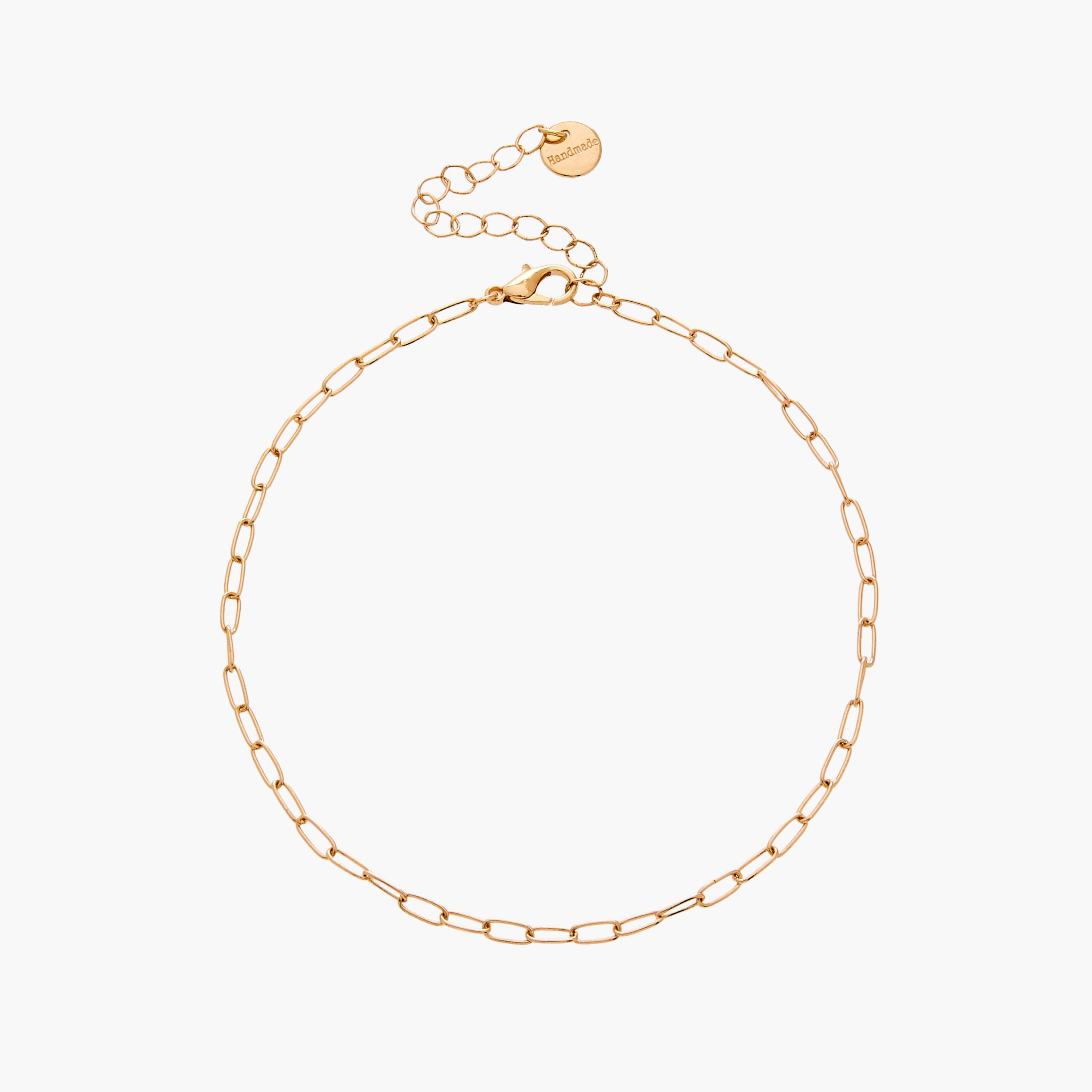 طقم خلاخيل سلسلة بلون ذهبي من 4 قطع-women-watchesandjewellery-jewellery-anklets-image-7