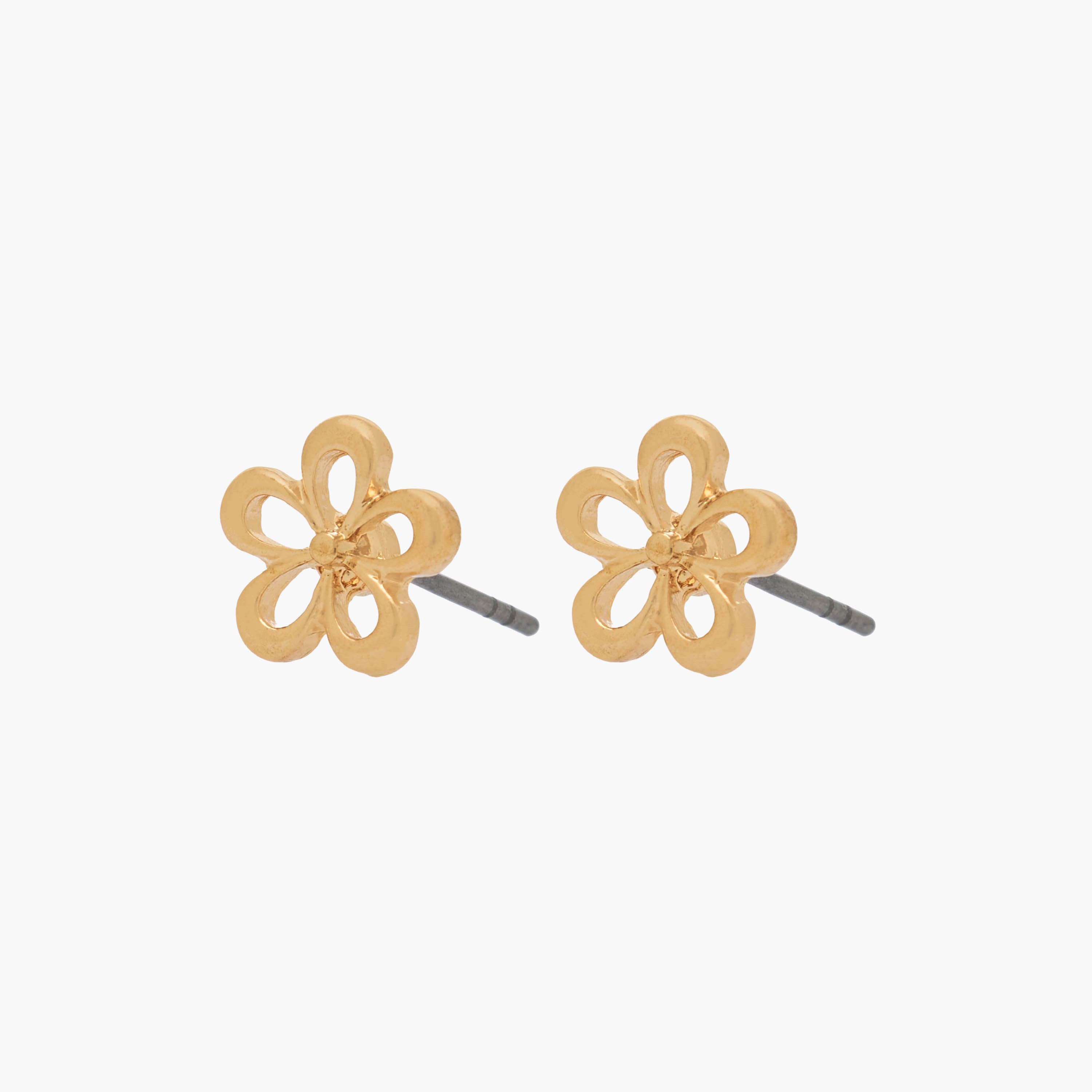 طقم حلقان مرصعة بلون ذهبي ومكبس إغلاق خلفي من 9 أزواج-women-watchesandjewellery-jewellery-earrings-image-5