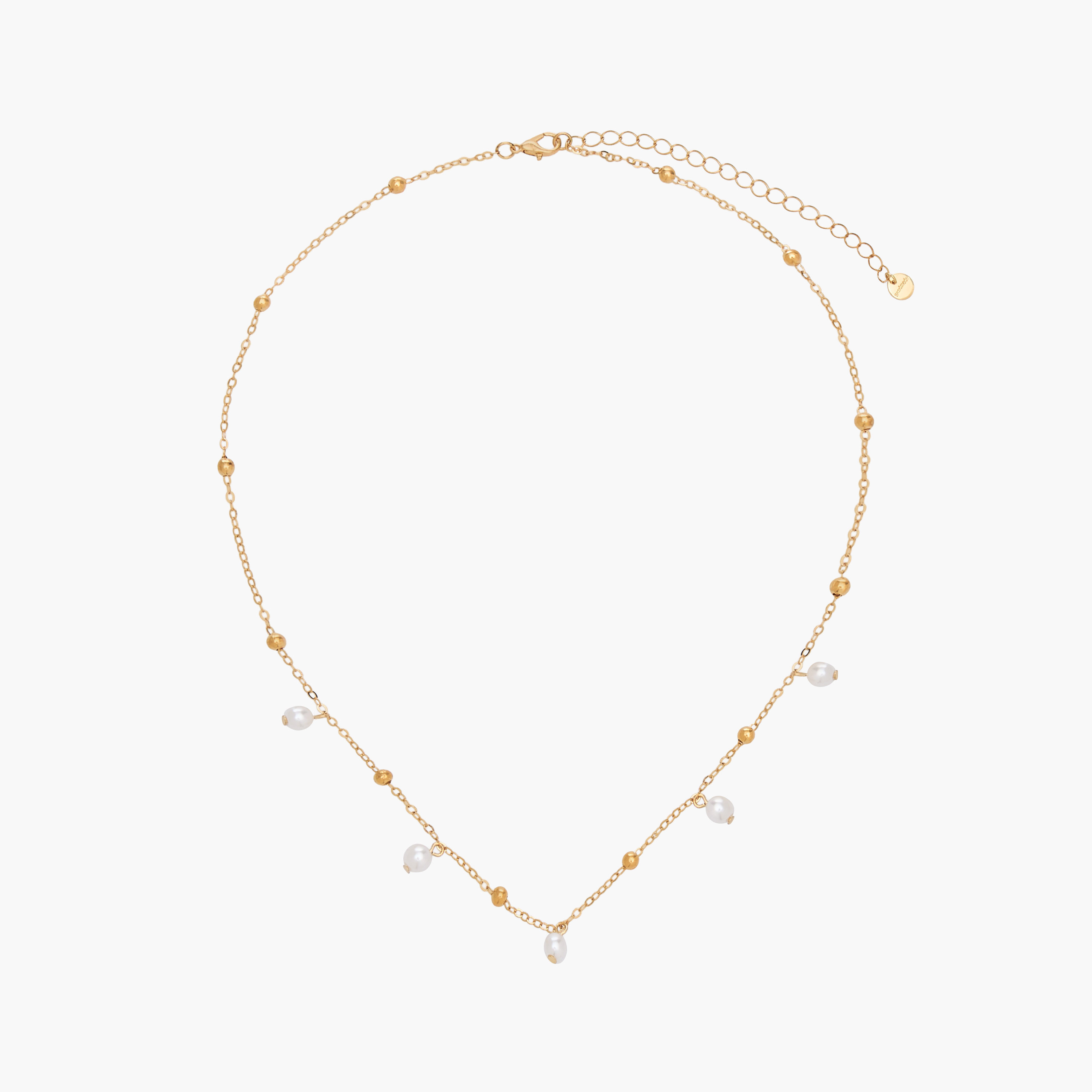 Pack of 5 Gold Tone Necklace with Metallic Charms-women-watchesandjewellery-jewellery-necklacesandpendants-image-3