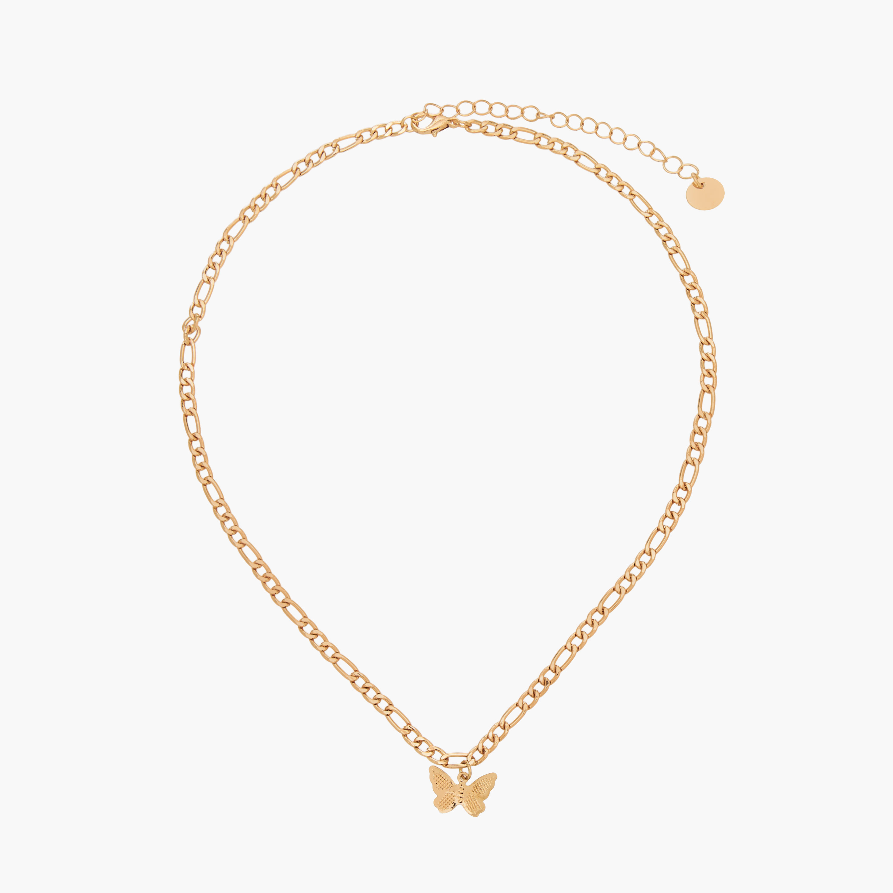 Pack of 5 Gold Tone Necklace with Metallic Charms-women-watchesandjewellery-jewellery-necklacesandpendants-image-6
