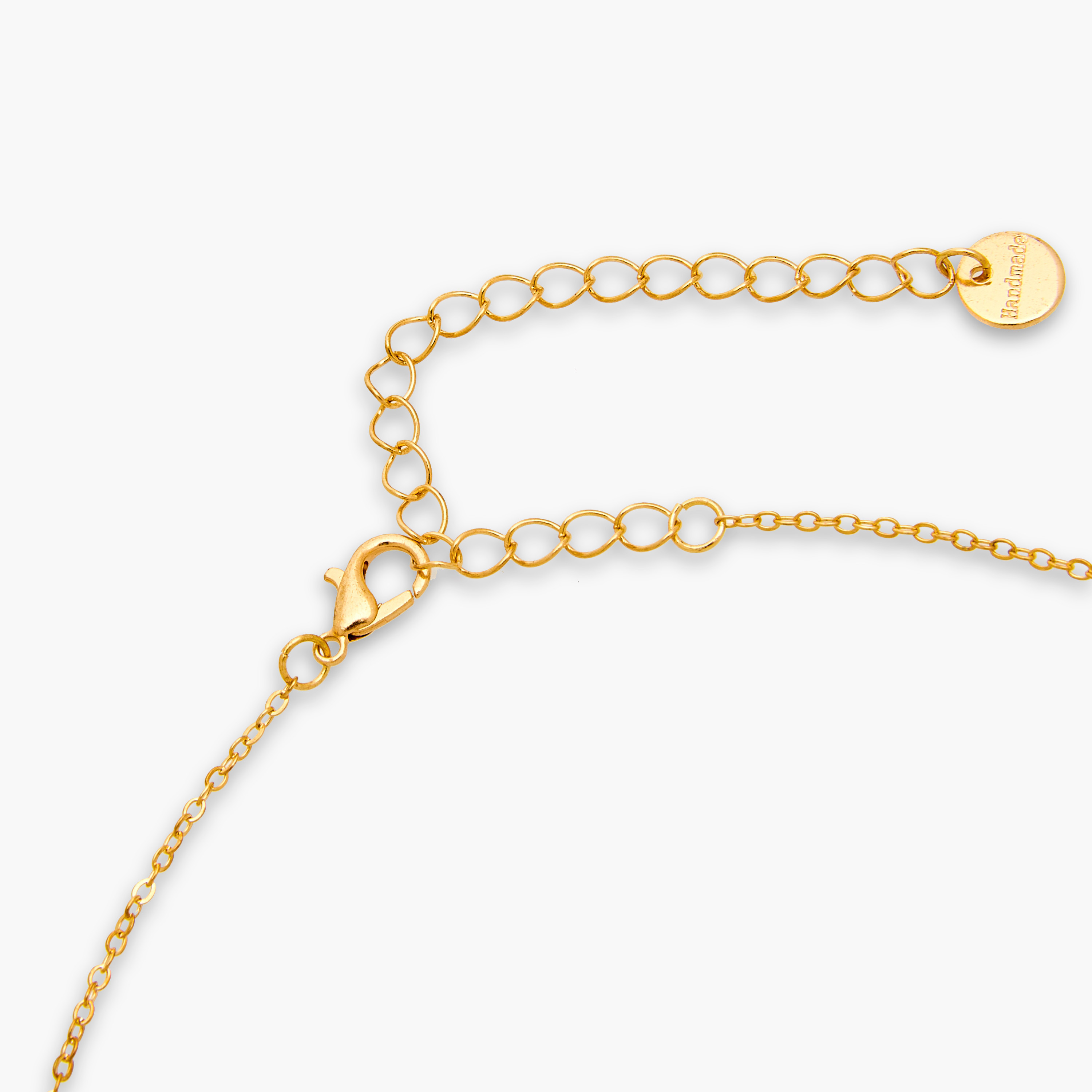 طقم قلادة بلون ذهبي مع تعليقات خرز - قطعتين-women-watchesandjewellery-jewellery-necklacesandpendants-image-4