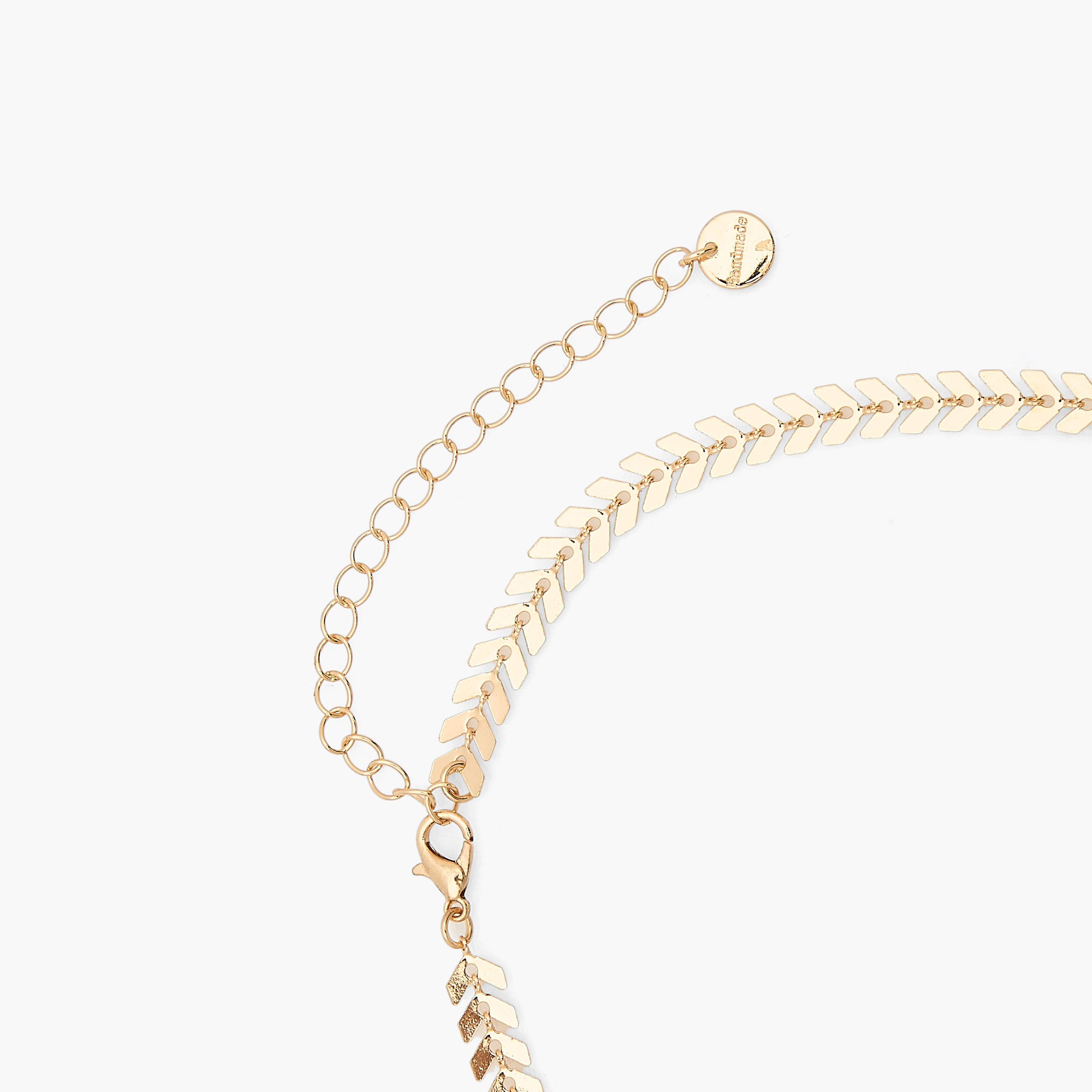 طقم قلادات بلون ذهبي مع قفل مخلب - 3 قطع-women-watchesandjewellery-jewellery-necklacesandpendants-image-3