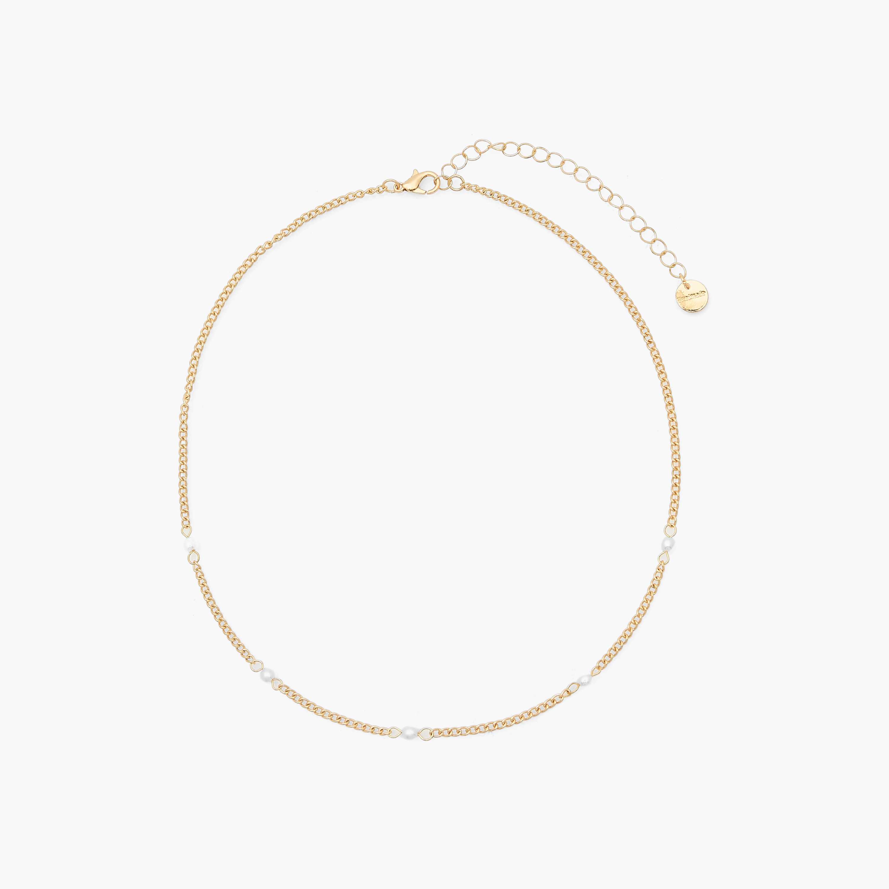 طقم قلادات بلون ذهبي مع قفل مخلب - 3 قطع-women-watchesandjewellery-jewellery-necklacesandpendants-image-5
