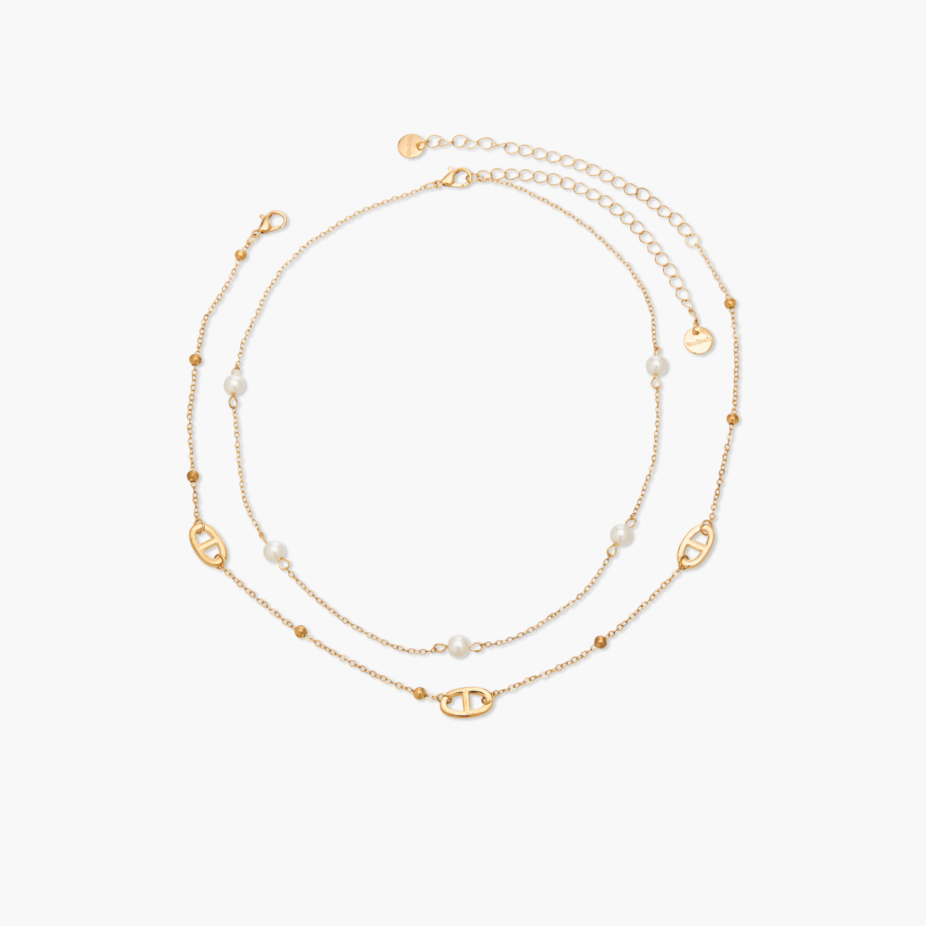 Pack of 2 Gold Tone Necklace with Pendants-women-watchesandjewellery-jewellery-necklacesandpendants-image-1