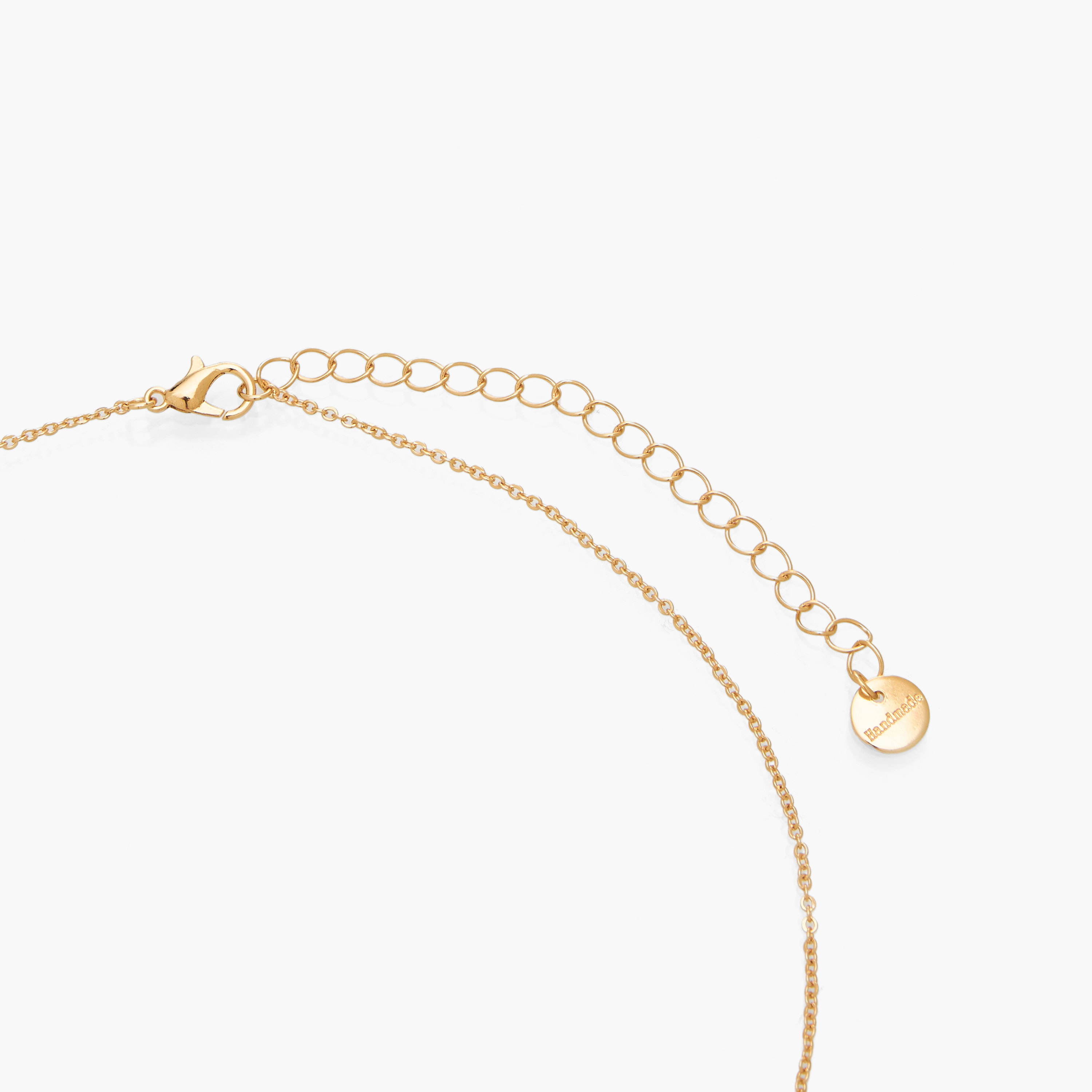 Gold Tone Necklace with Cross Pendant-women-watchesandjewellery-jewellery-necklacesandpendants-image-4