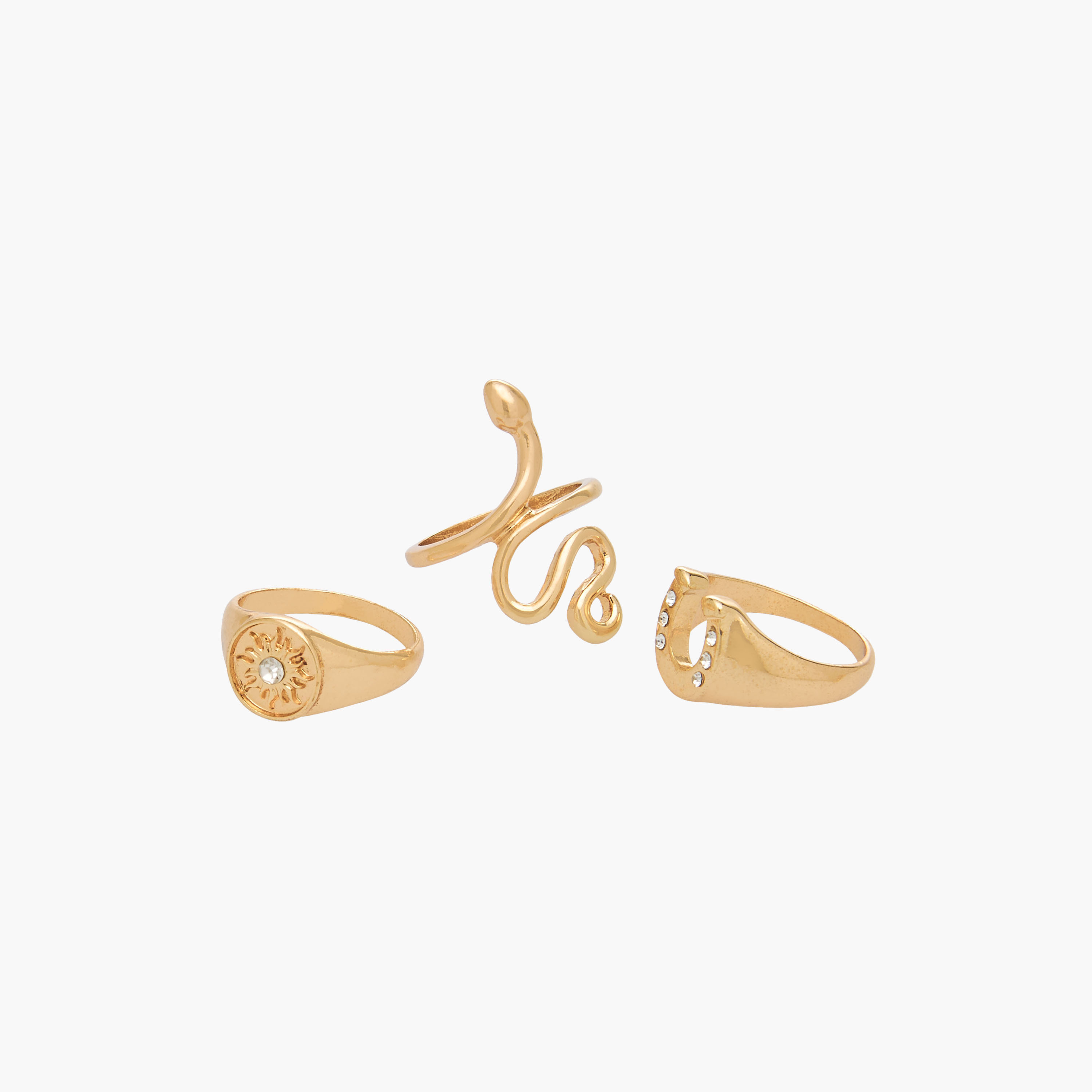 Pack of 8 Gold Tone Ring with Assorted Design-women-watchesandjewellery-jewellery-rings-image-2