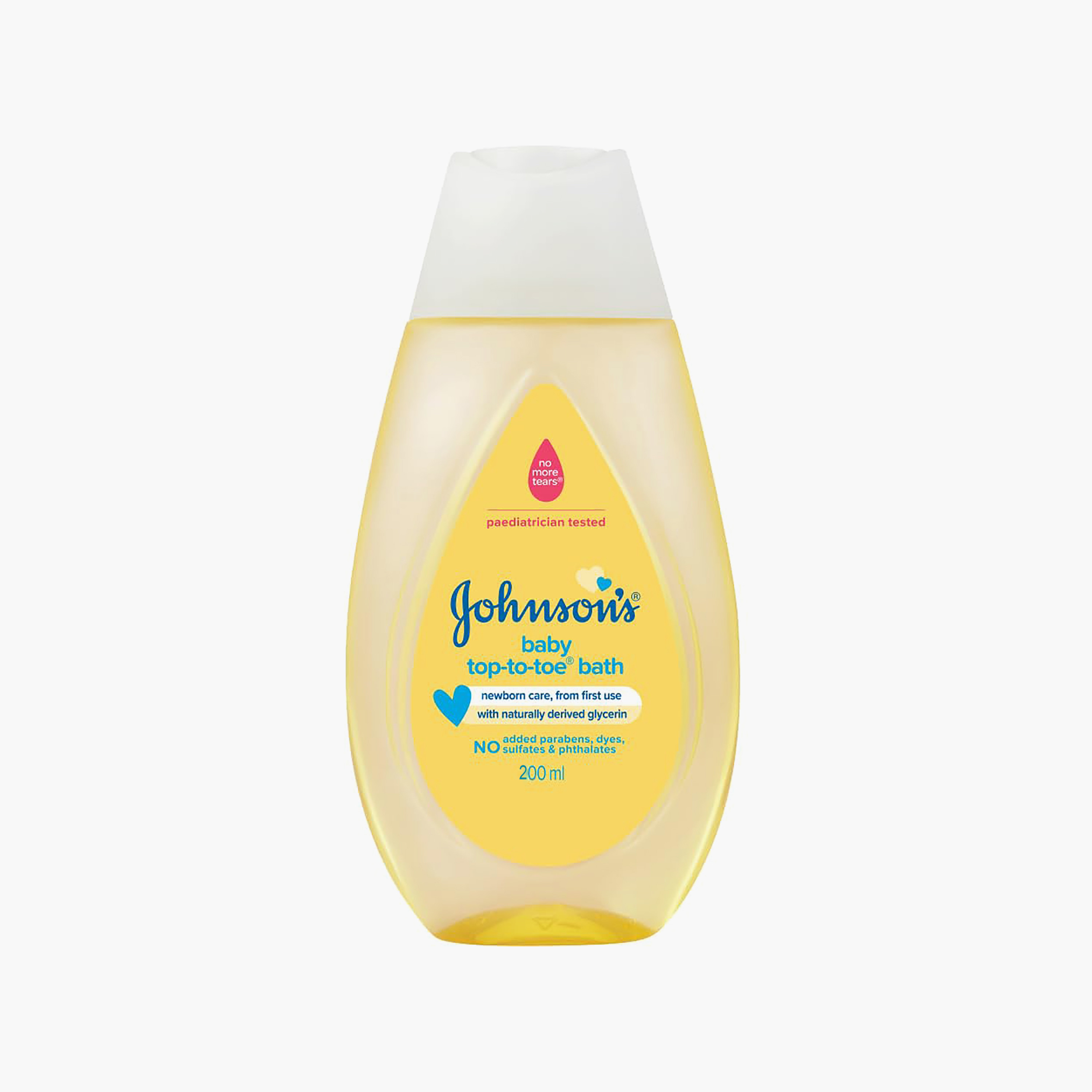 Johnson&Johnsons Top-To-Toe Baby Body Wash with Glycerin, 200 ml-baby-bathandcare-hairbodyskincare-bodywashandsoaps-image-1