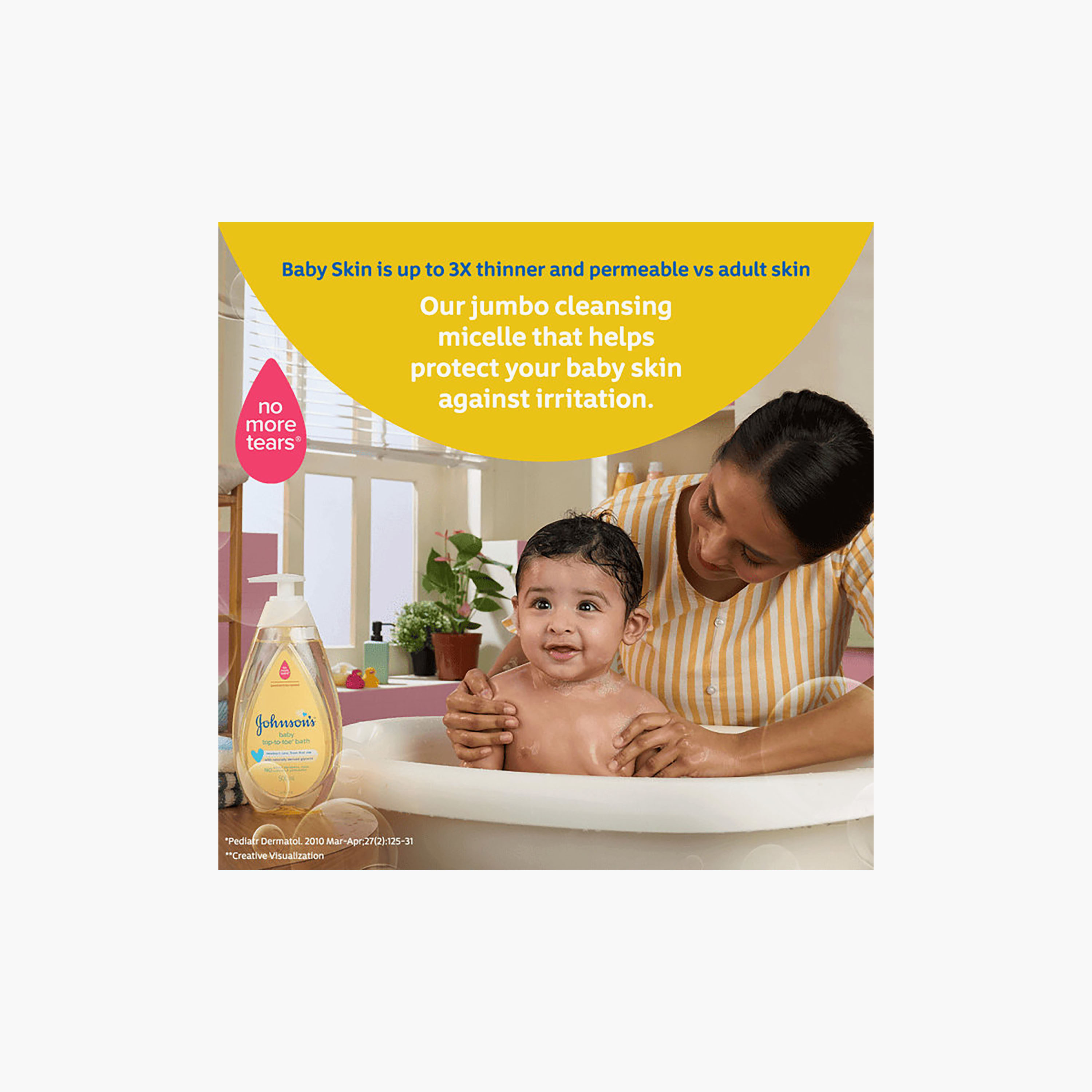 سائل استحمام للأطفال بالجلسرين من جونسون آند جونسونز - 500 مل-baby-bathandcare-hairbodyskincare-bodywashandsoaps-image-4