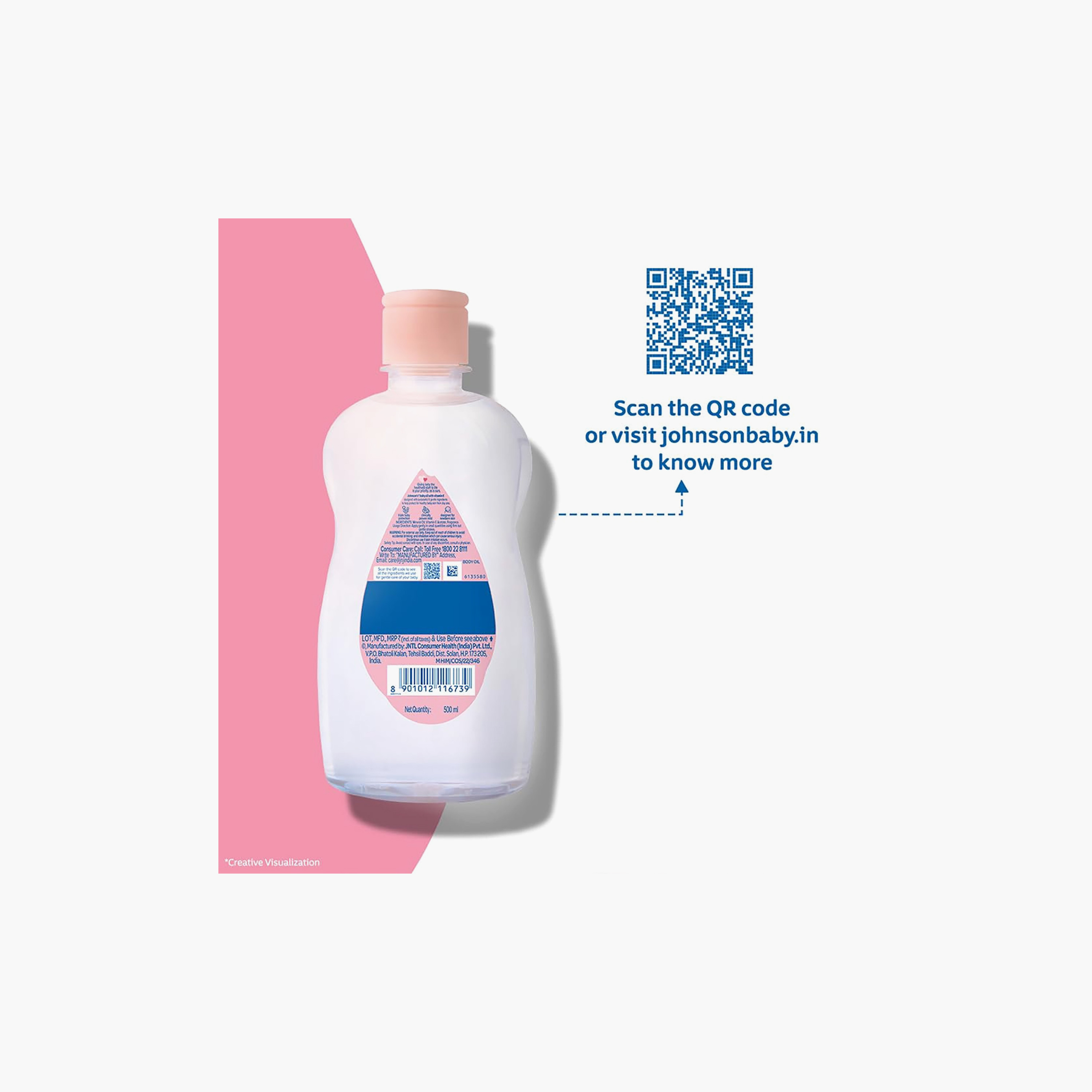 Johnson&Johnsons Baby Oil with Vitamin E, 200 ml-baby-bathandcare-hairbodyskincare-babyoil-image-6