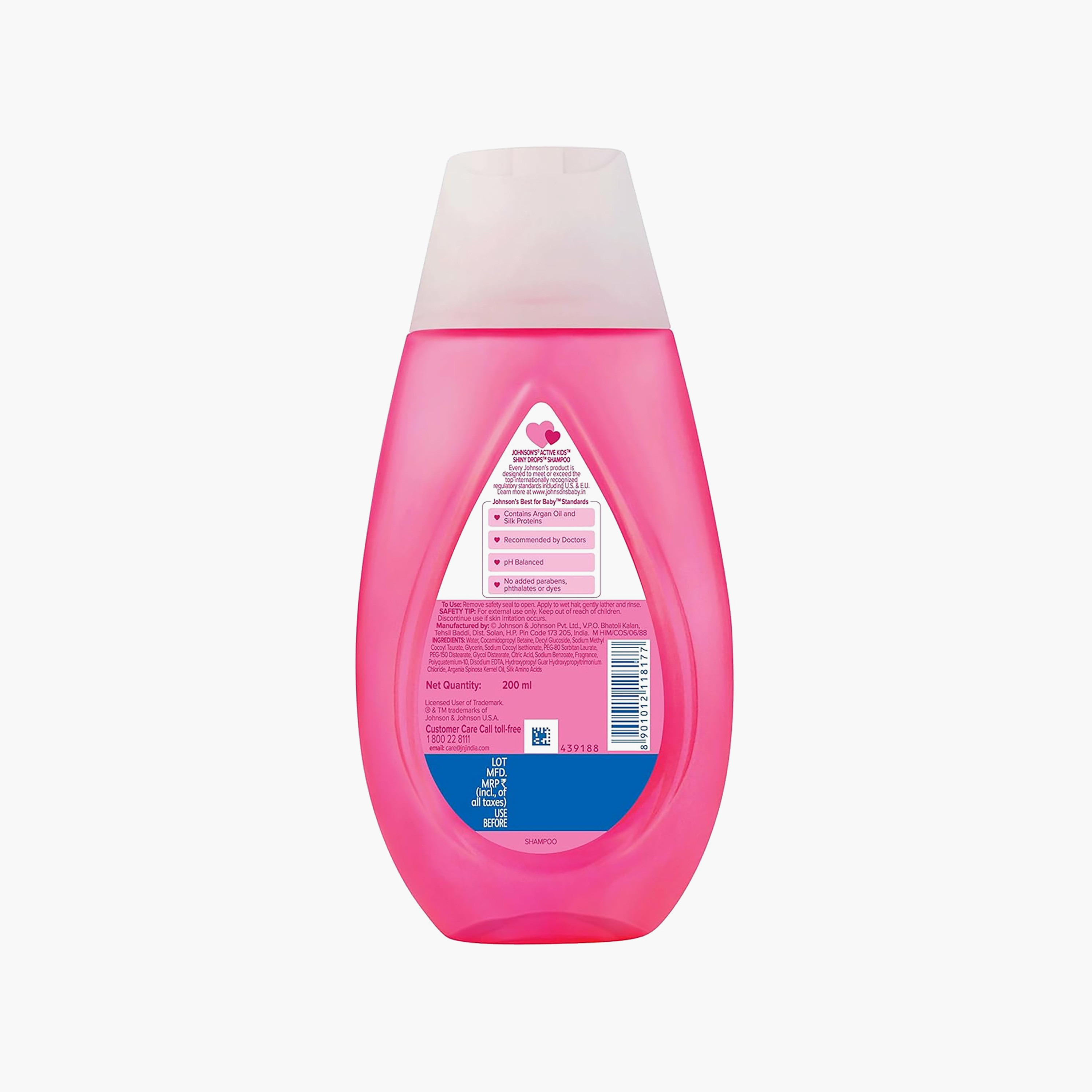 بودرة أطفال 400 جم مع شامبو شايني دروبس 200 جم من جونسون آند جونسون-baby-bathandcare-hairbodyskincare-shampooandconditioner-image-3