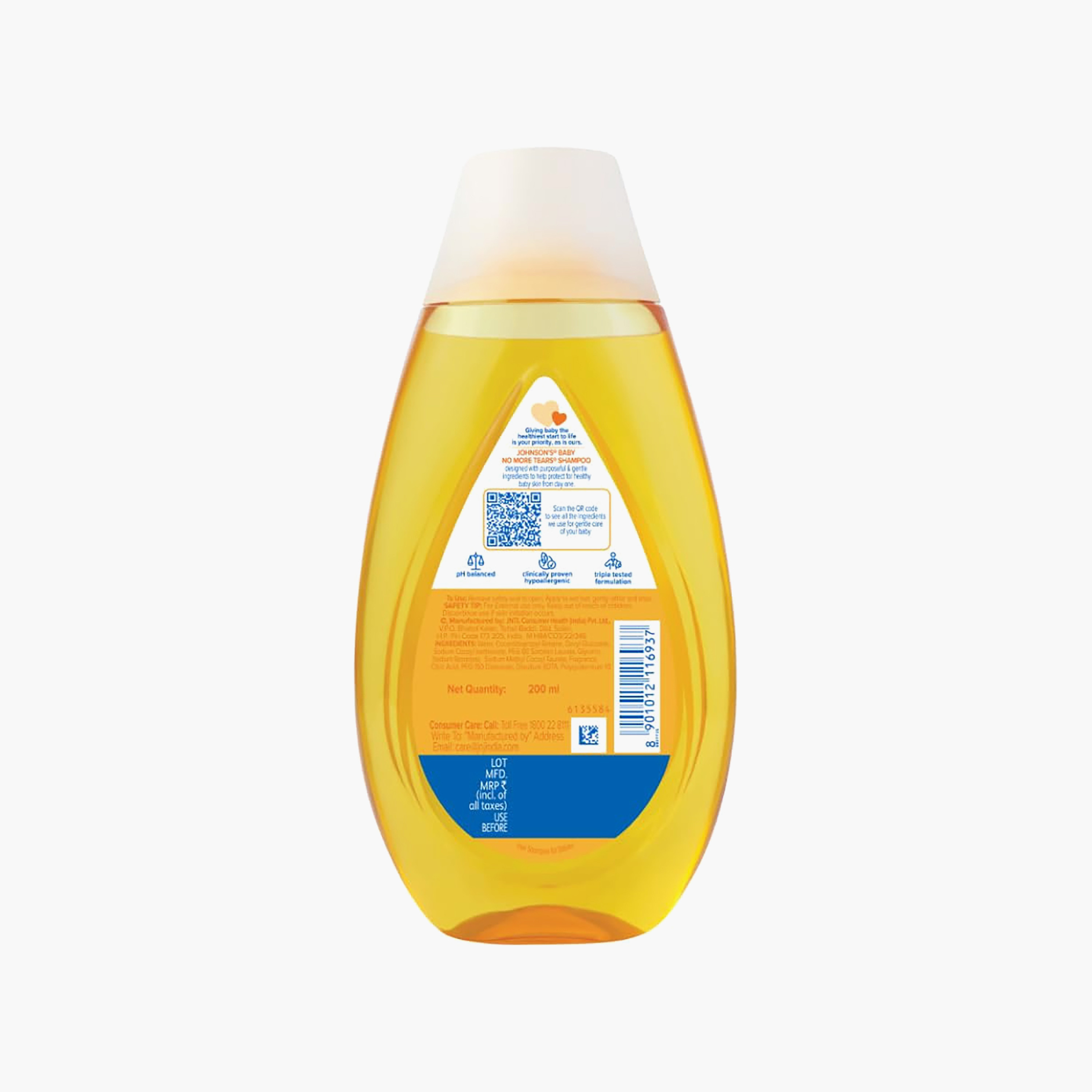 شامبو للأطفال من جونسون آند جونسونز - 200 مل-baby-bathandcare-hairbodyskincare-shampooandconditioner-image-2