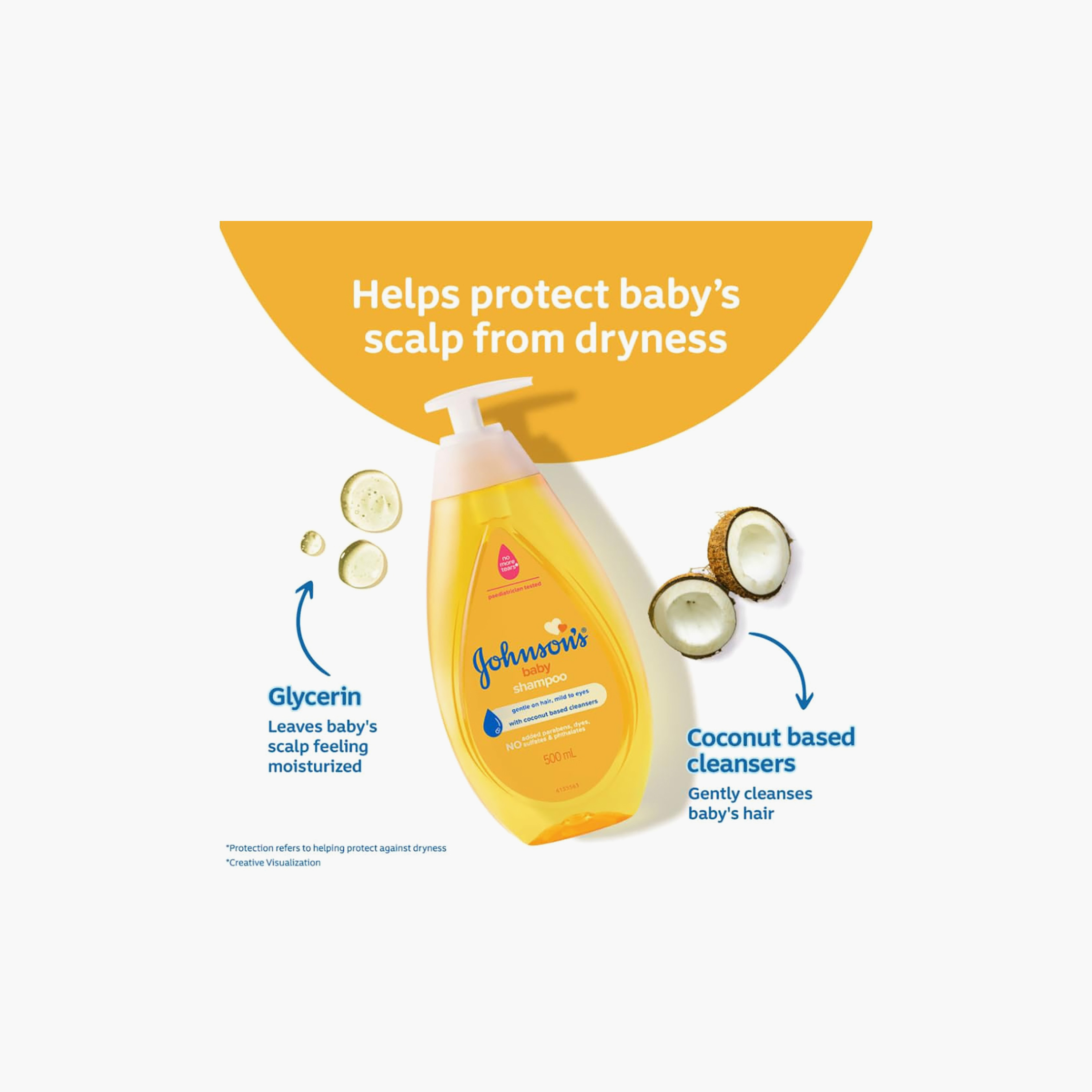 شامبو للأطفال من جونسون آند جونسونز - 200 مل-baby-bathandcare-hairbodyskincare-shampooandconditioner-image-5