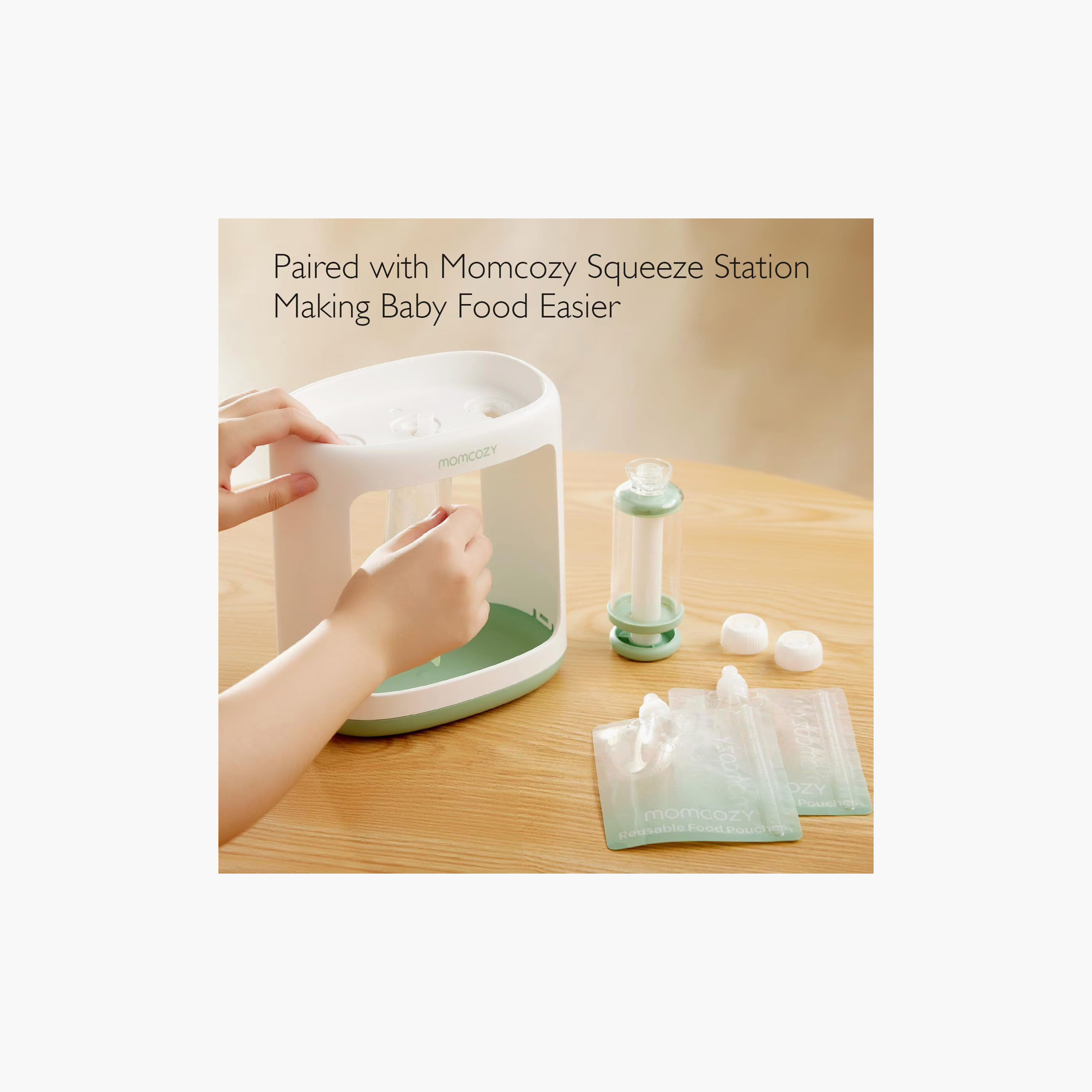 Pack of 10 Momcozy Reusable Food Pouch with Leakproof Design-baby-feeding-accessories-image-4